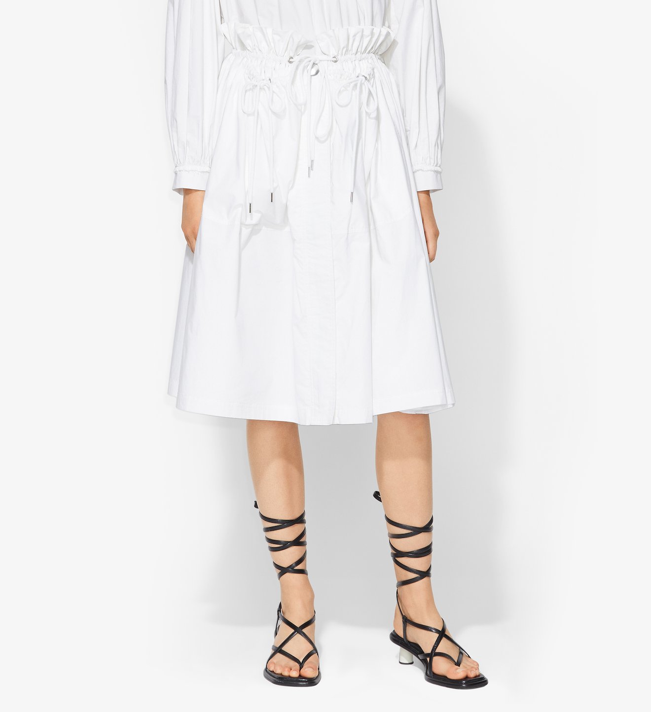 Poplin Paperbag Skirt