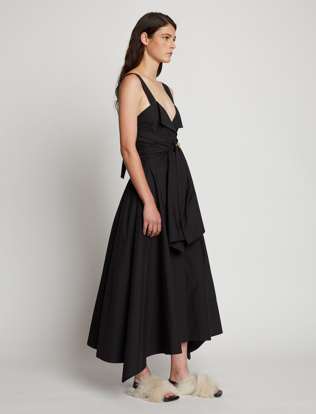 Poplin Seamed Tank Dress #1