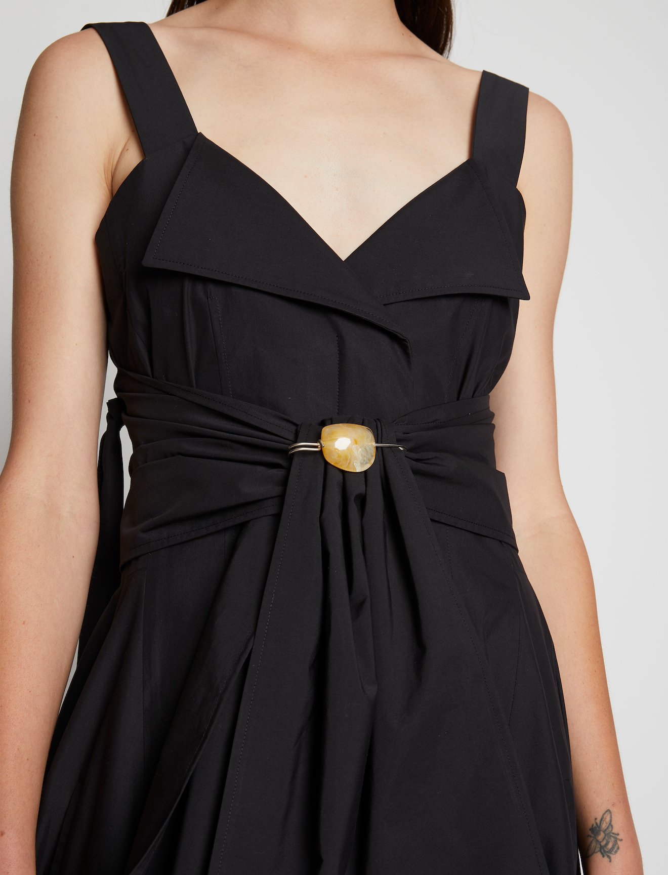 Poplin Seamed Tank Dress #3
