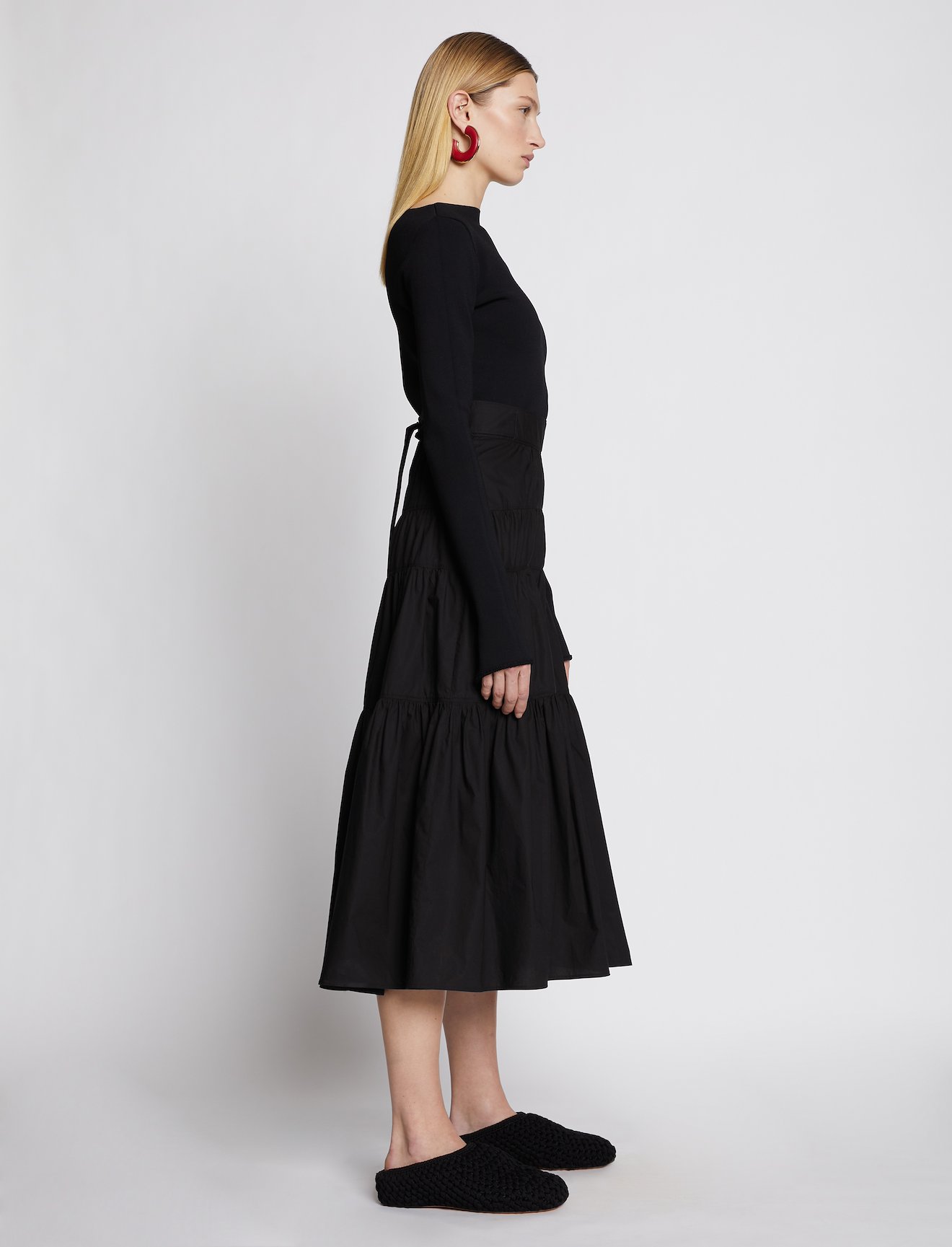 Poplin Tiered Skirt #1