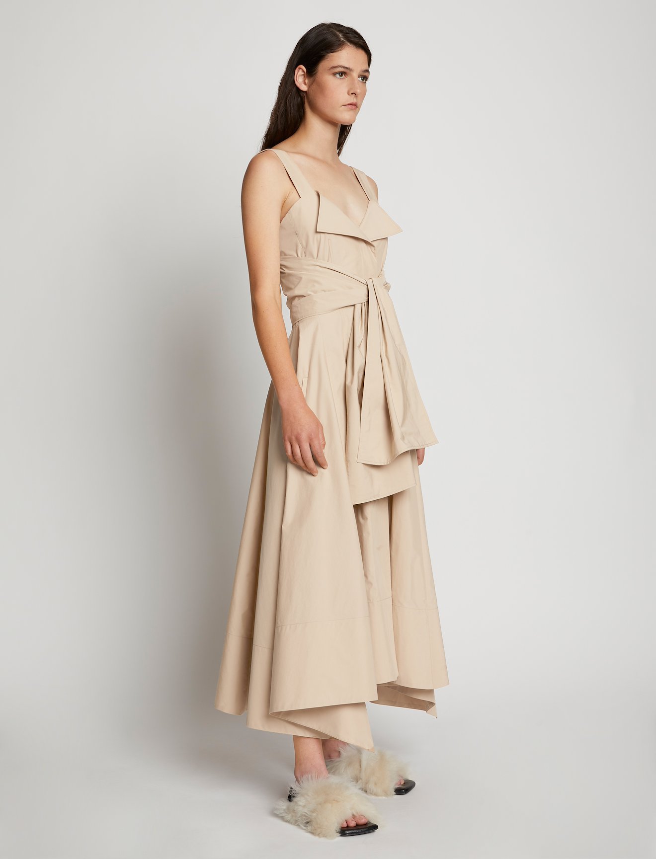 Poplin Waist Tie Dress #1