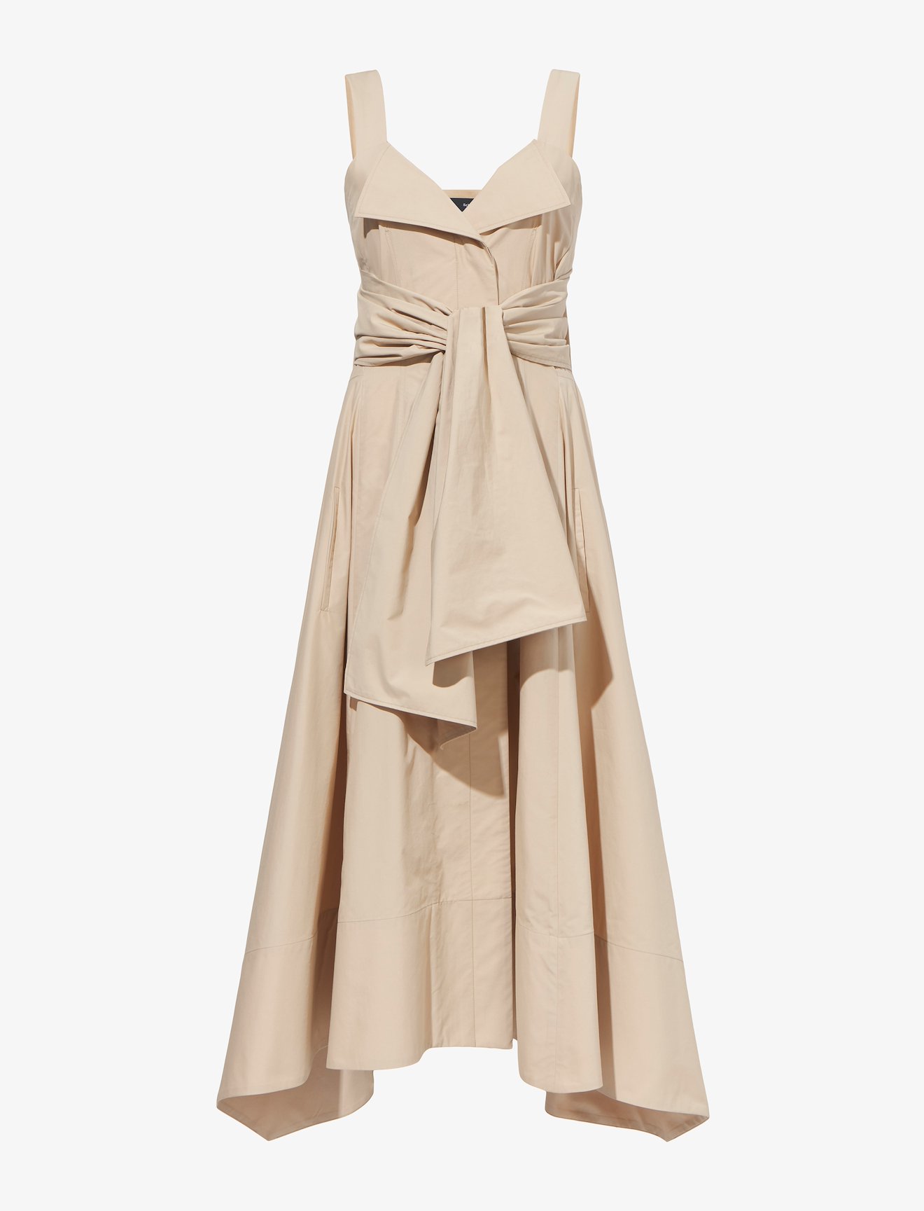 Poplin Waist Tie Dress #4