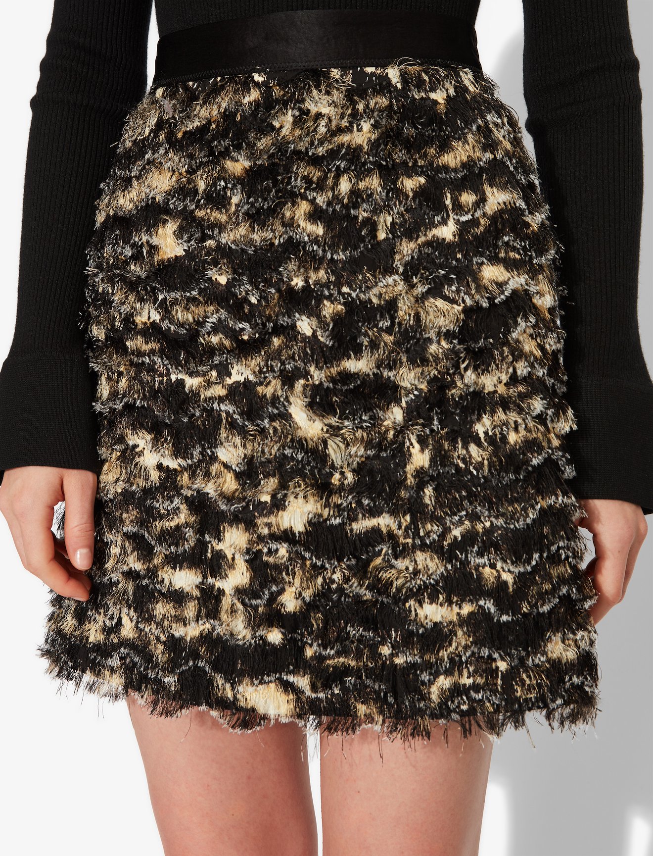 Printed Fil Coupe Mini Skirt #3