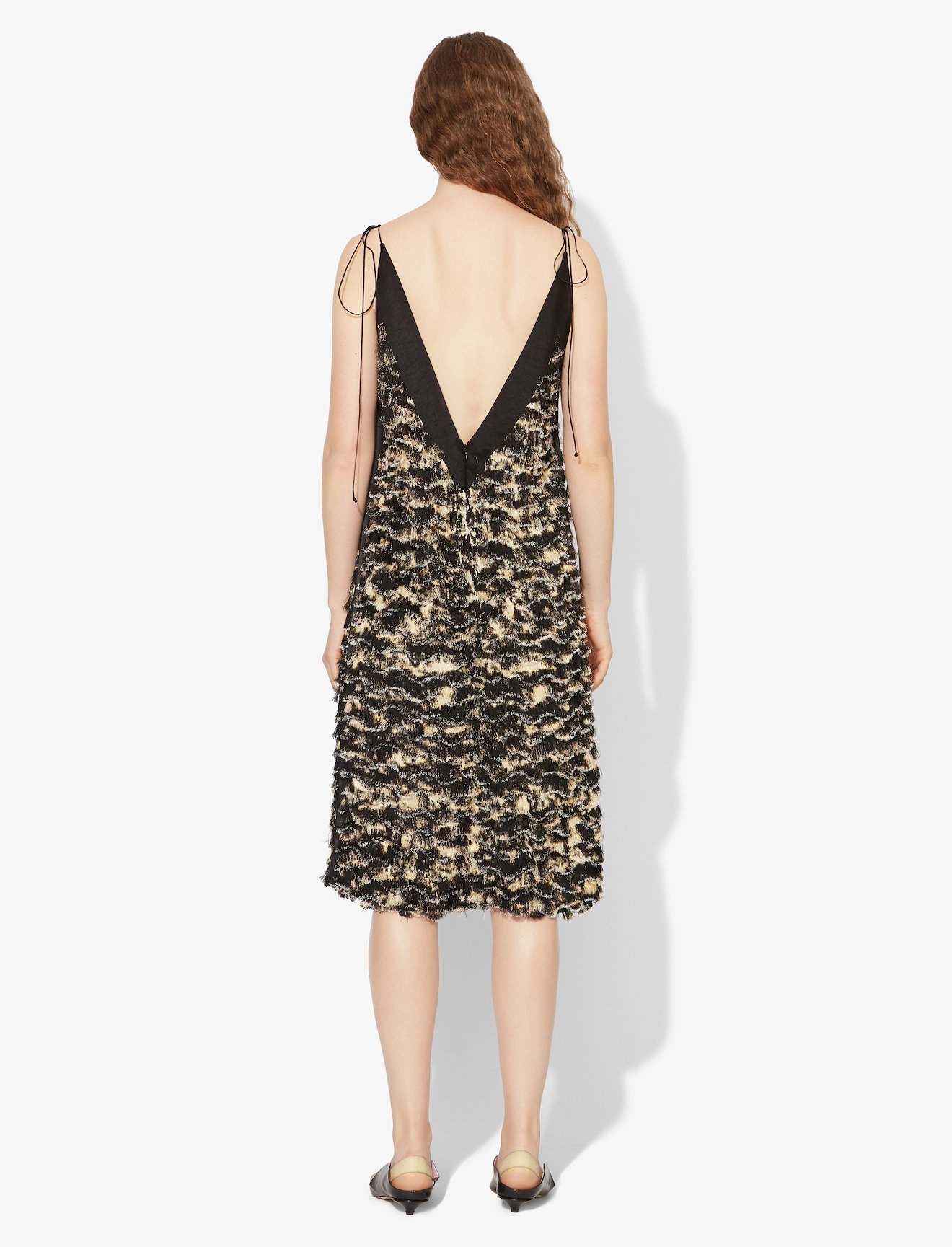 Printed Fil Coupe Shift Dress #2