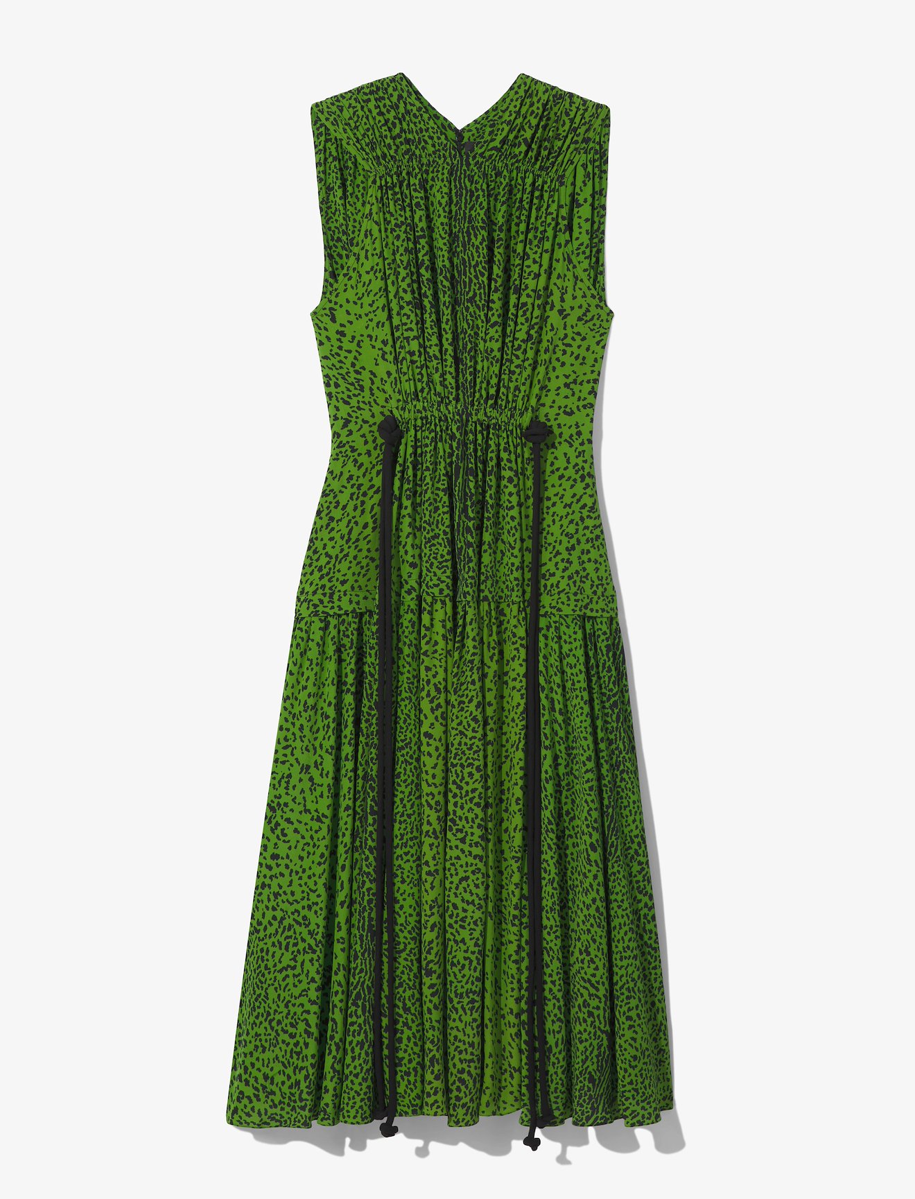 Printed Leopard Sleeveless Dress #4