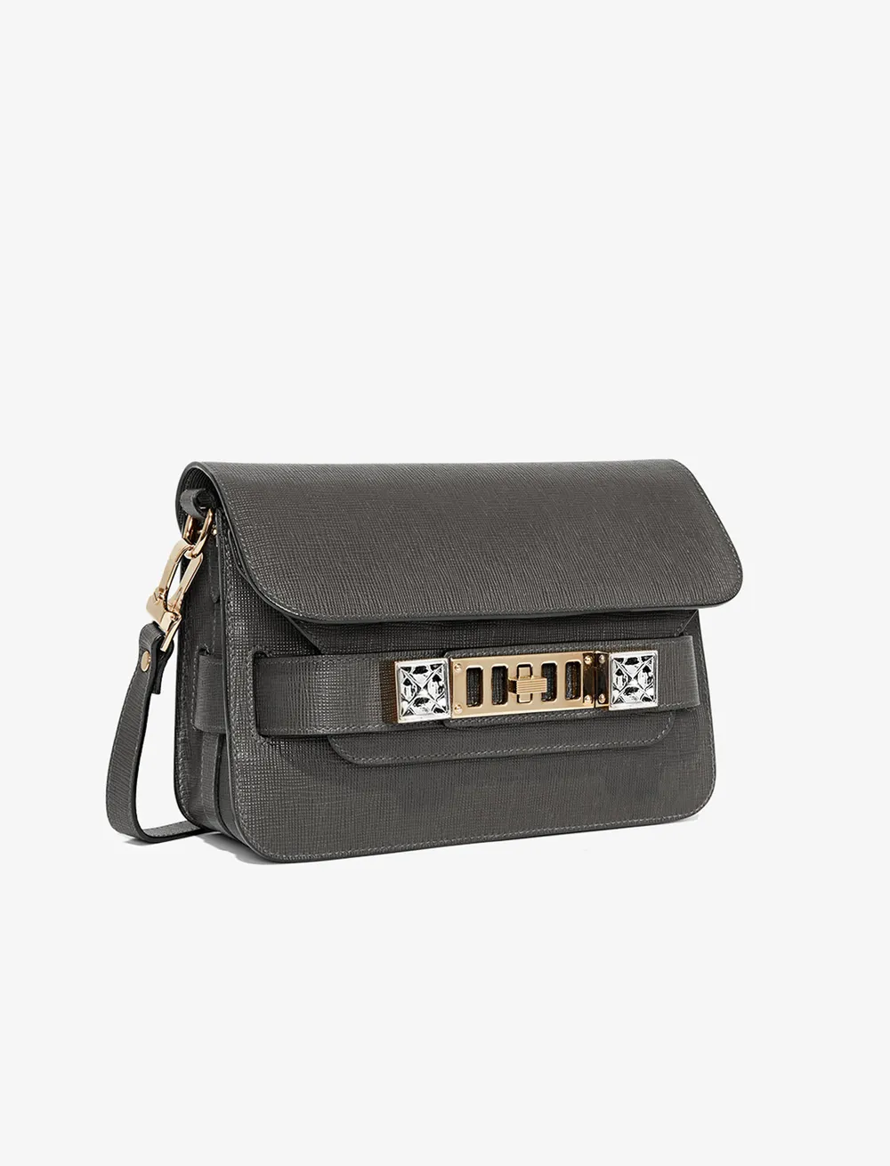 Proenza Schouler Asphalt Grey Ps11 Mini Classic