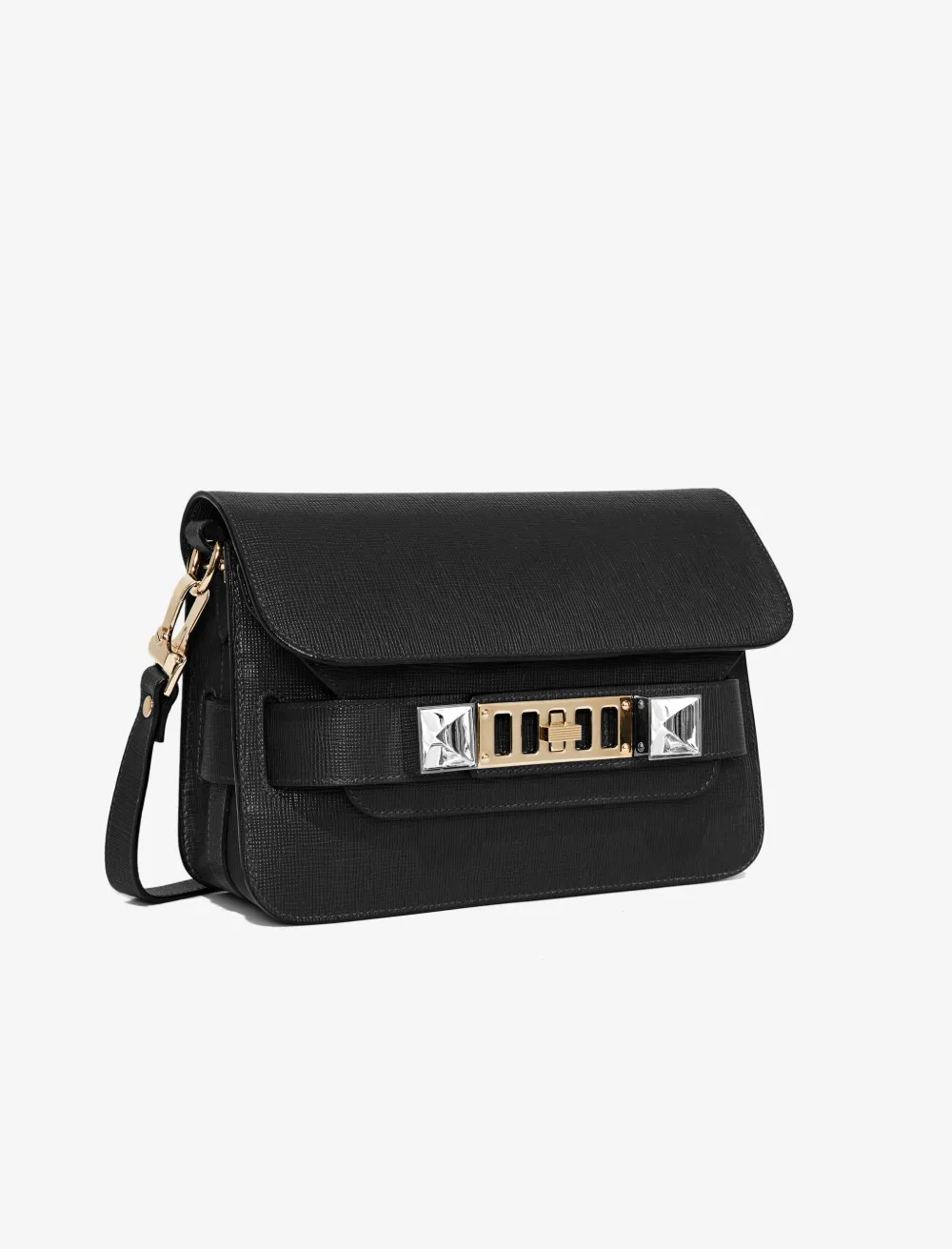 Proenza Schouler Black Texture Ps11 Mini Classic Ps11 Mini Classic 1