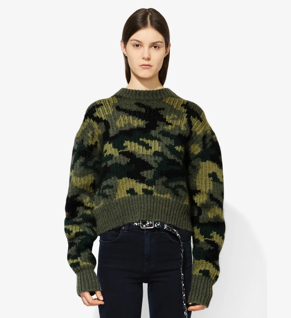 PSWL Camo Jacquard Sweater