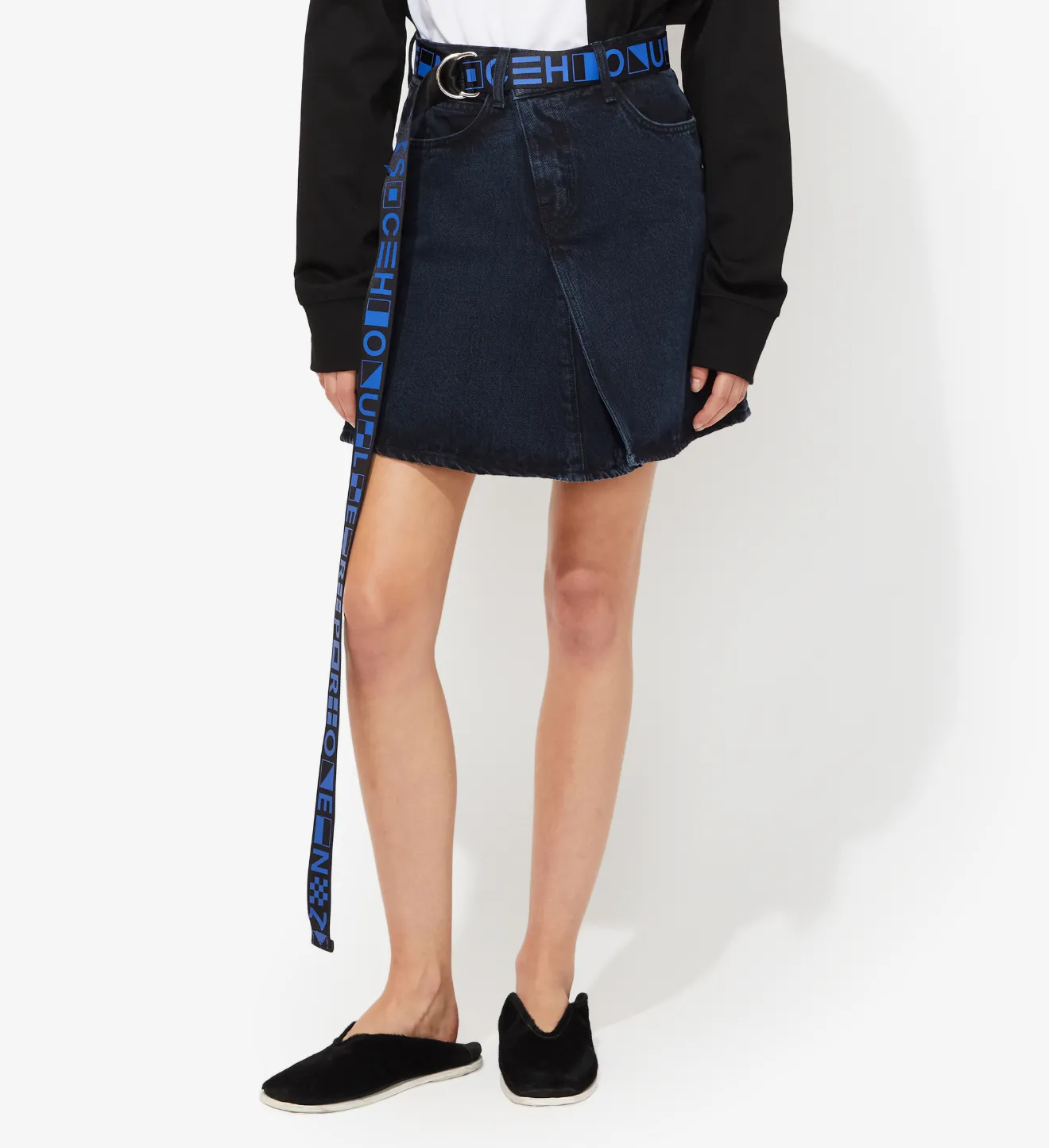 proenza schouler denim skirt