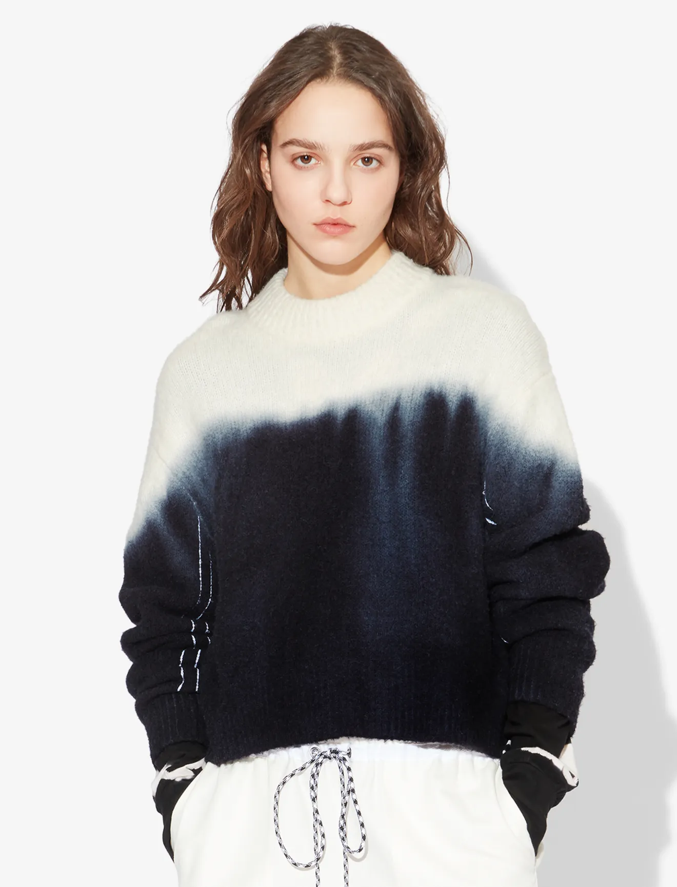 Proenza Schouler Pswl Dip Dye Sweater Official Site