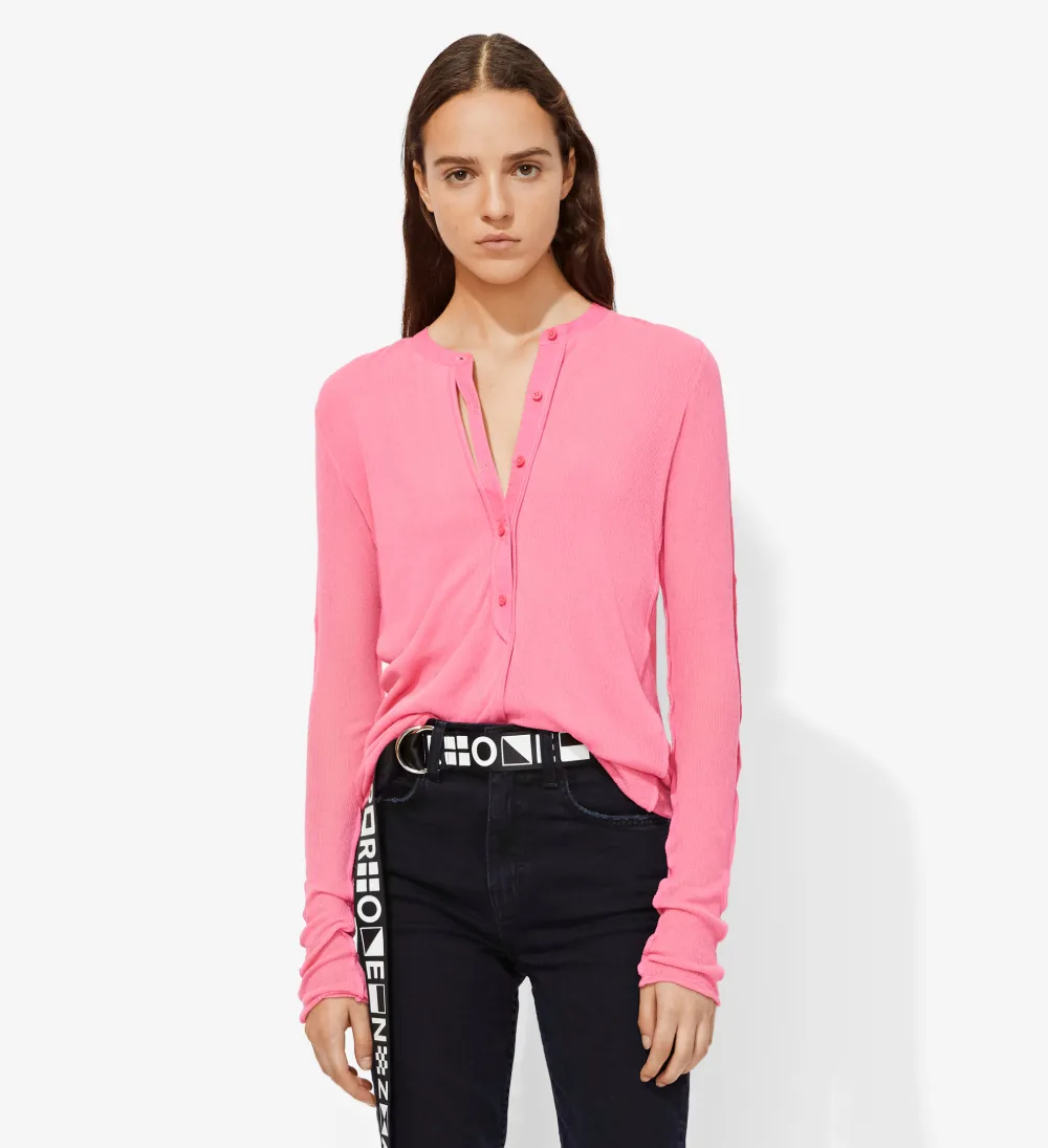 PSWL Layered Gauze Henley