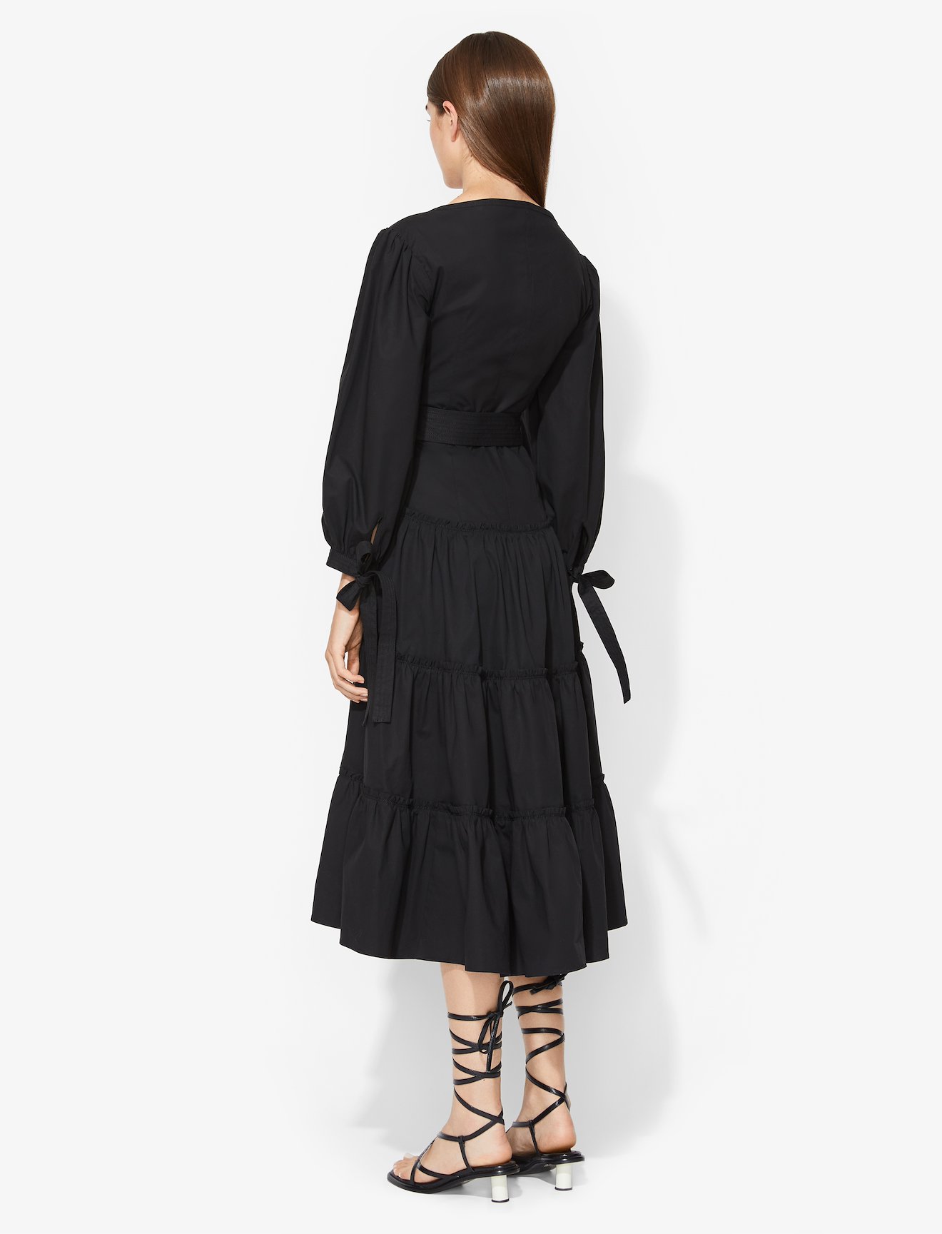 Puff Sleeve Tiered Dress #2