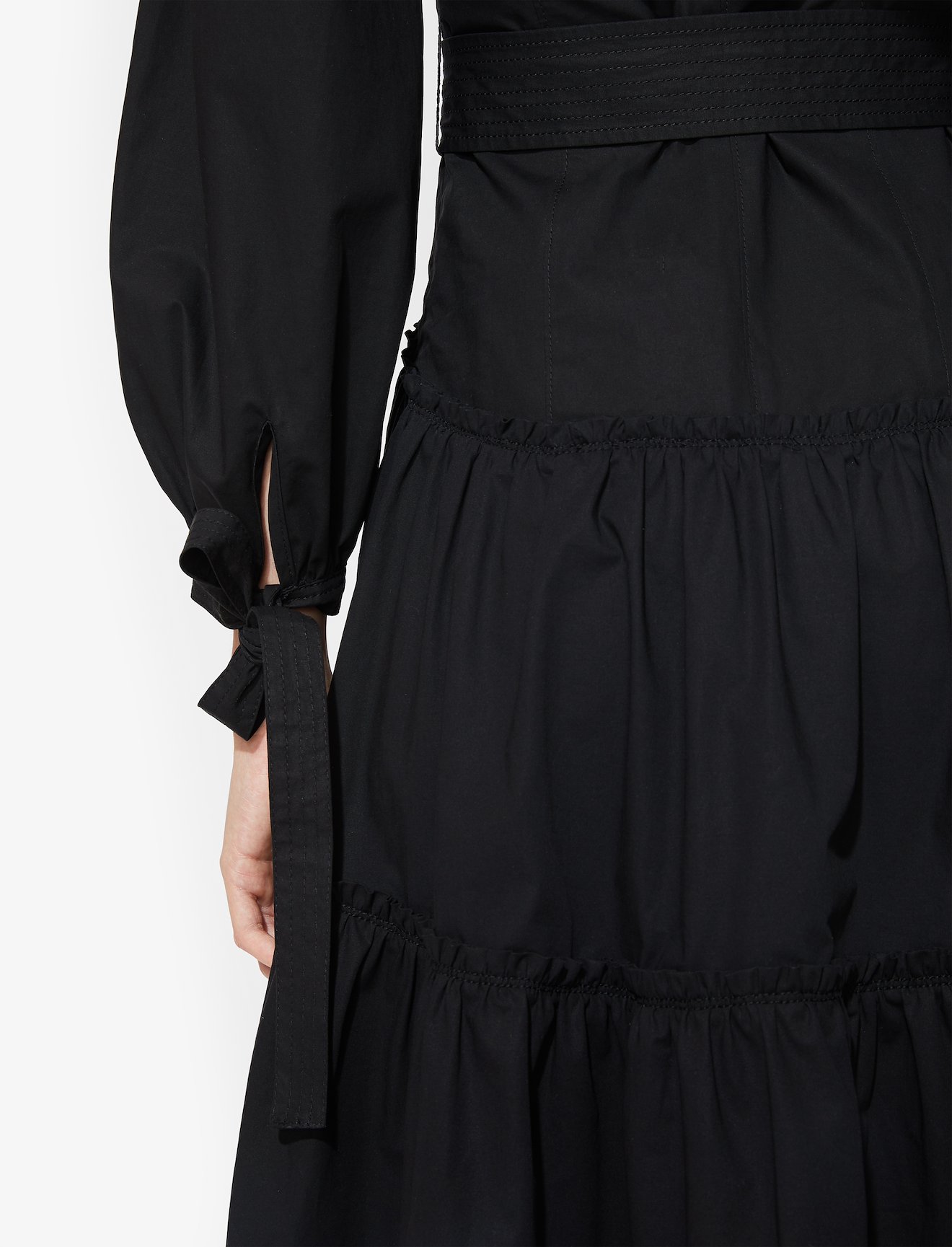 Puff Sleeve Tiered Dress #3