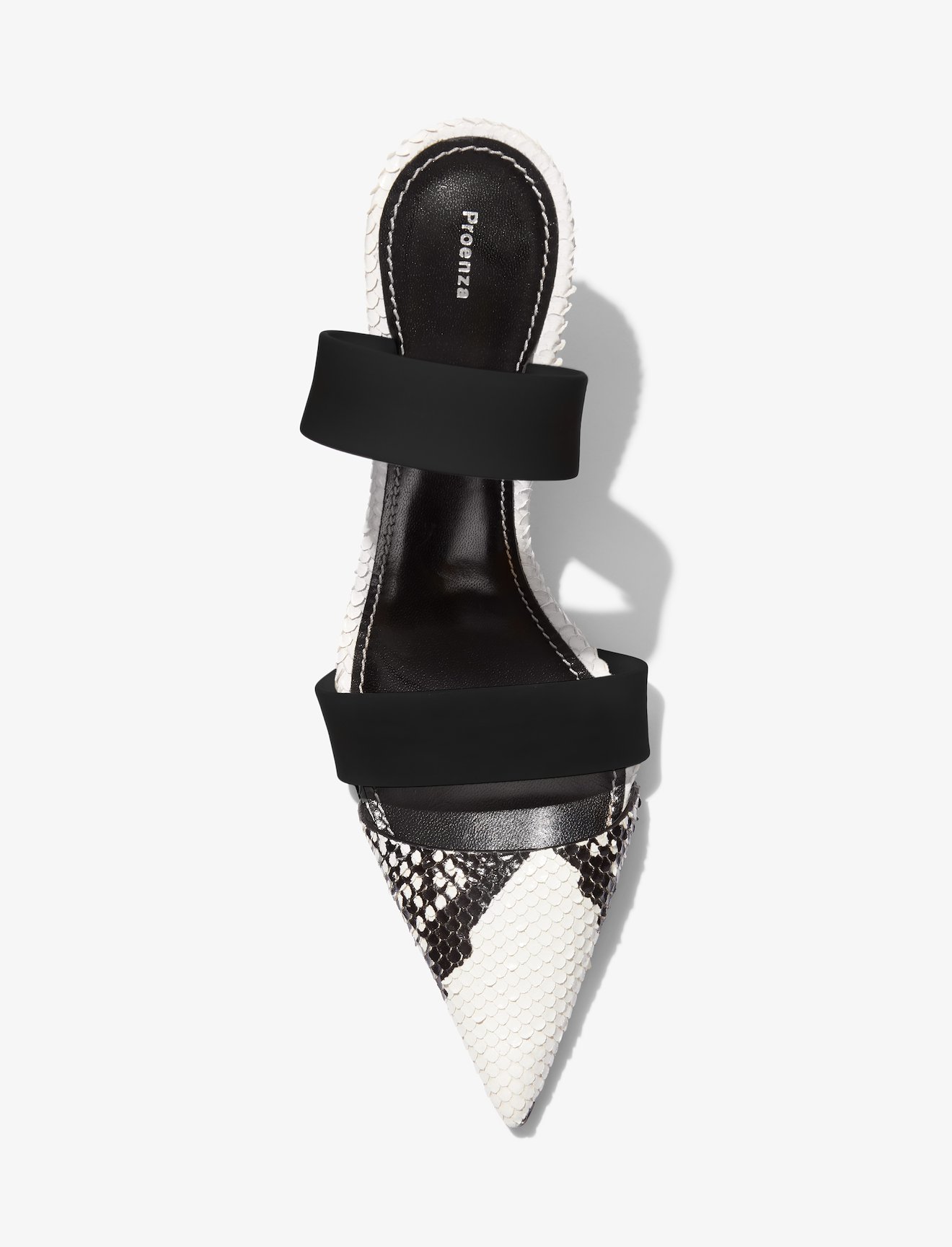 Python Embossed Slingback High Heel Pumps #3