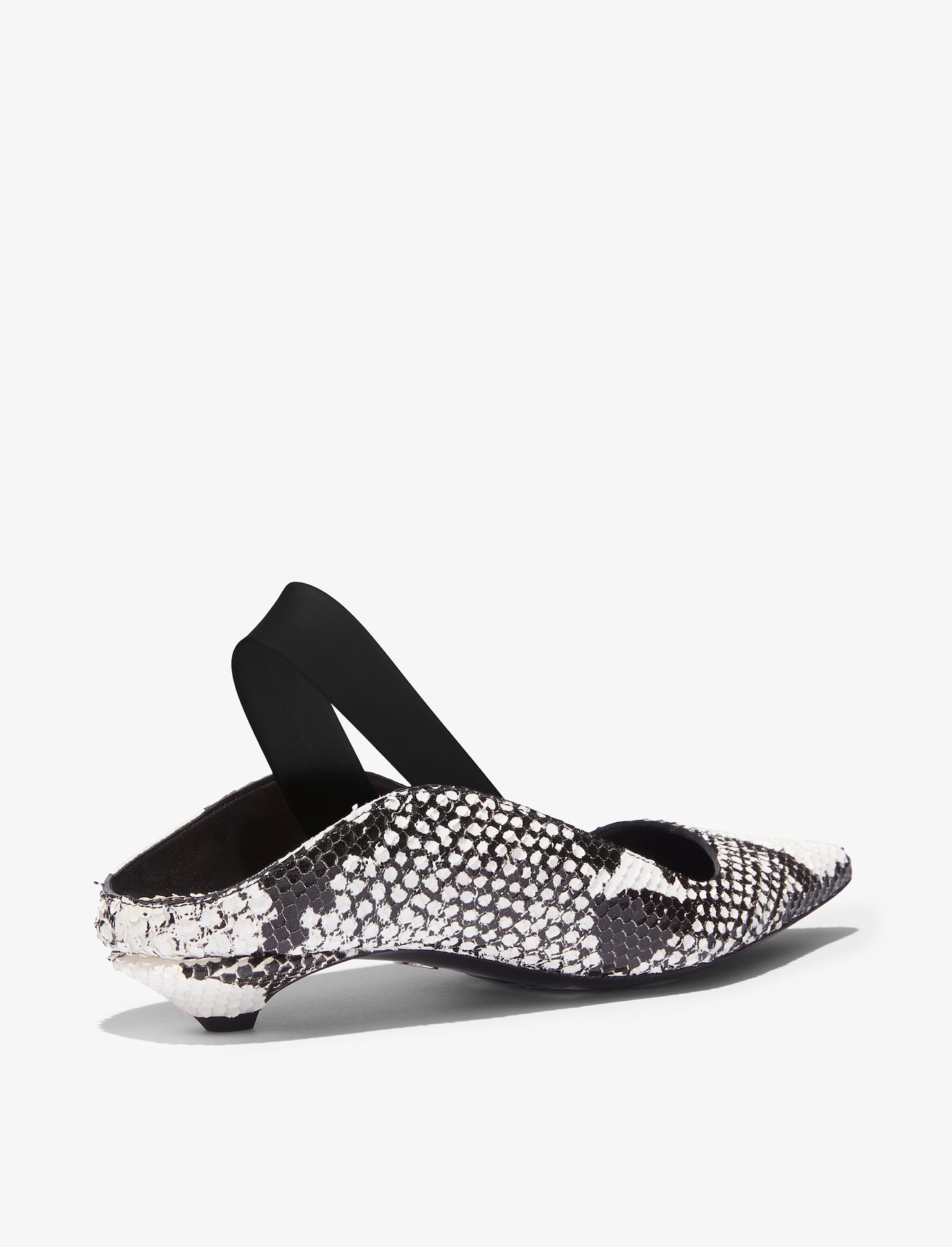 Python Embossed Slingback Pumps #2