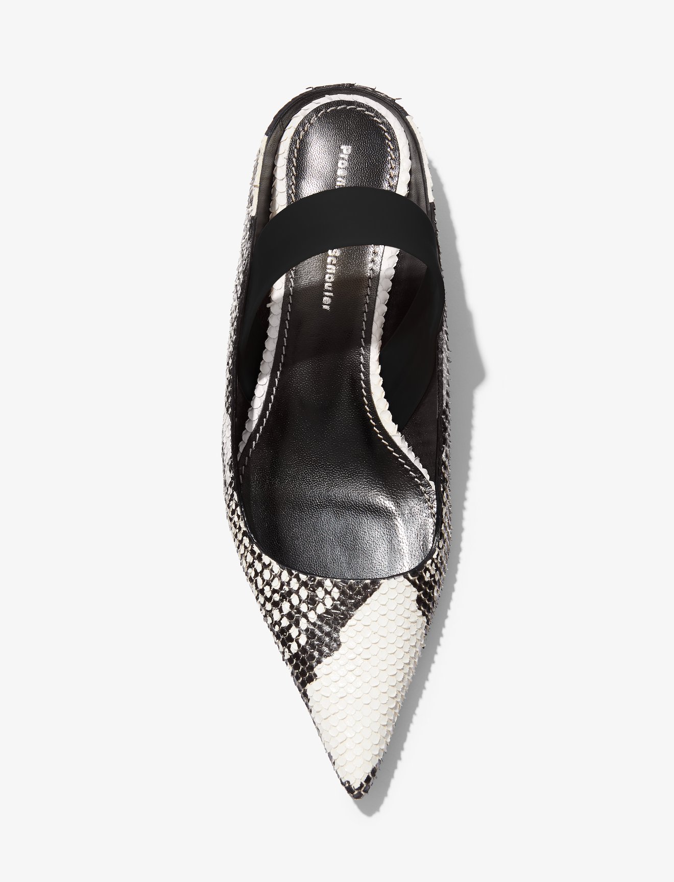 Python Embossed Slingback Pumps #3