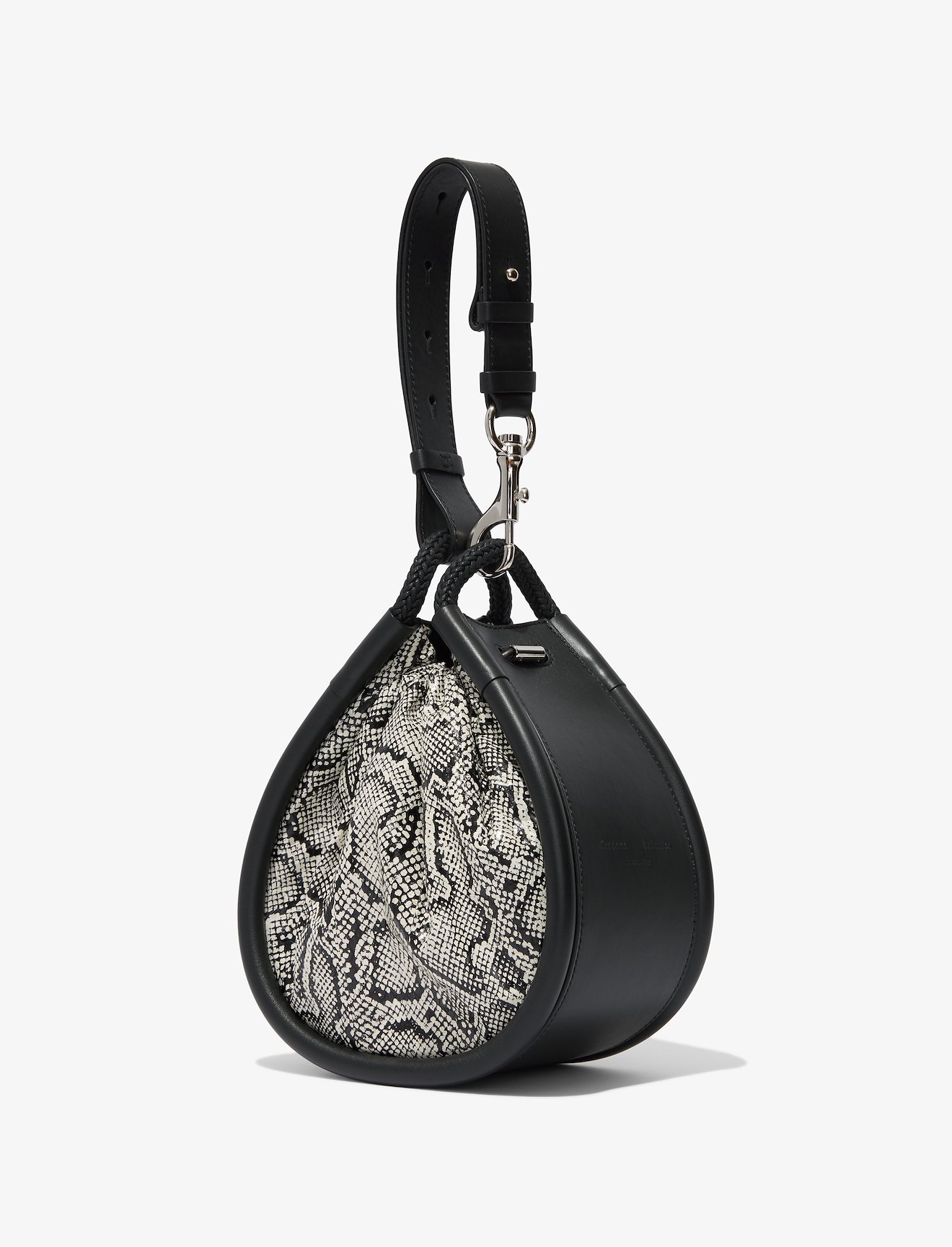 Python Embossed Small Canteen Bag #1