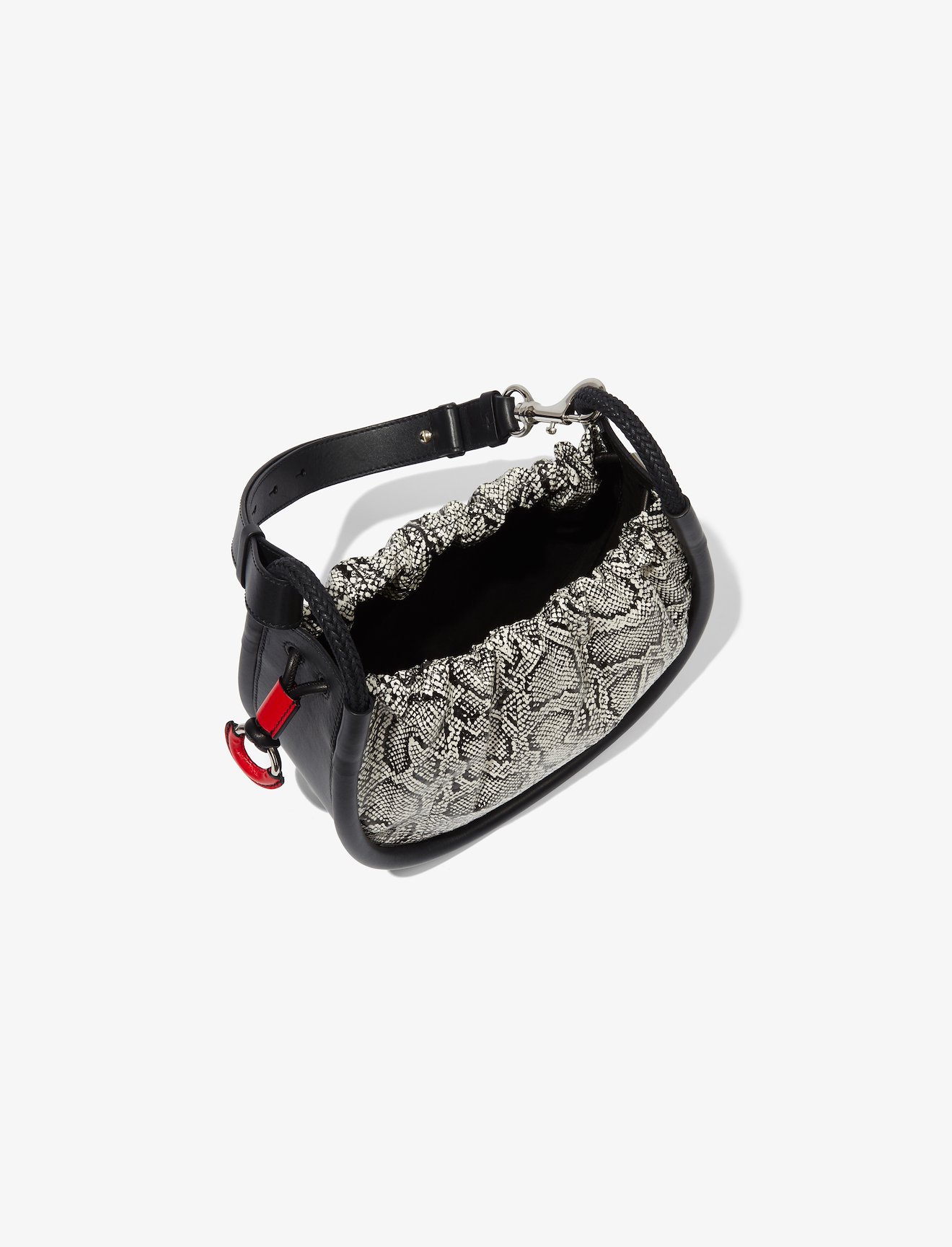 Python Embossed Small Canteen Bag #4