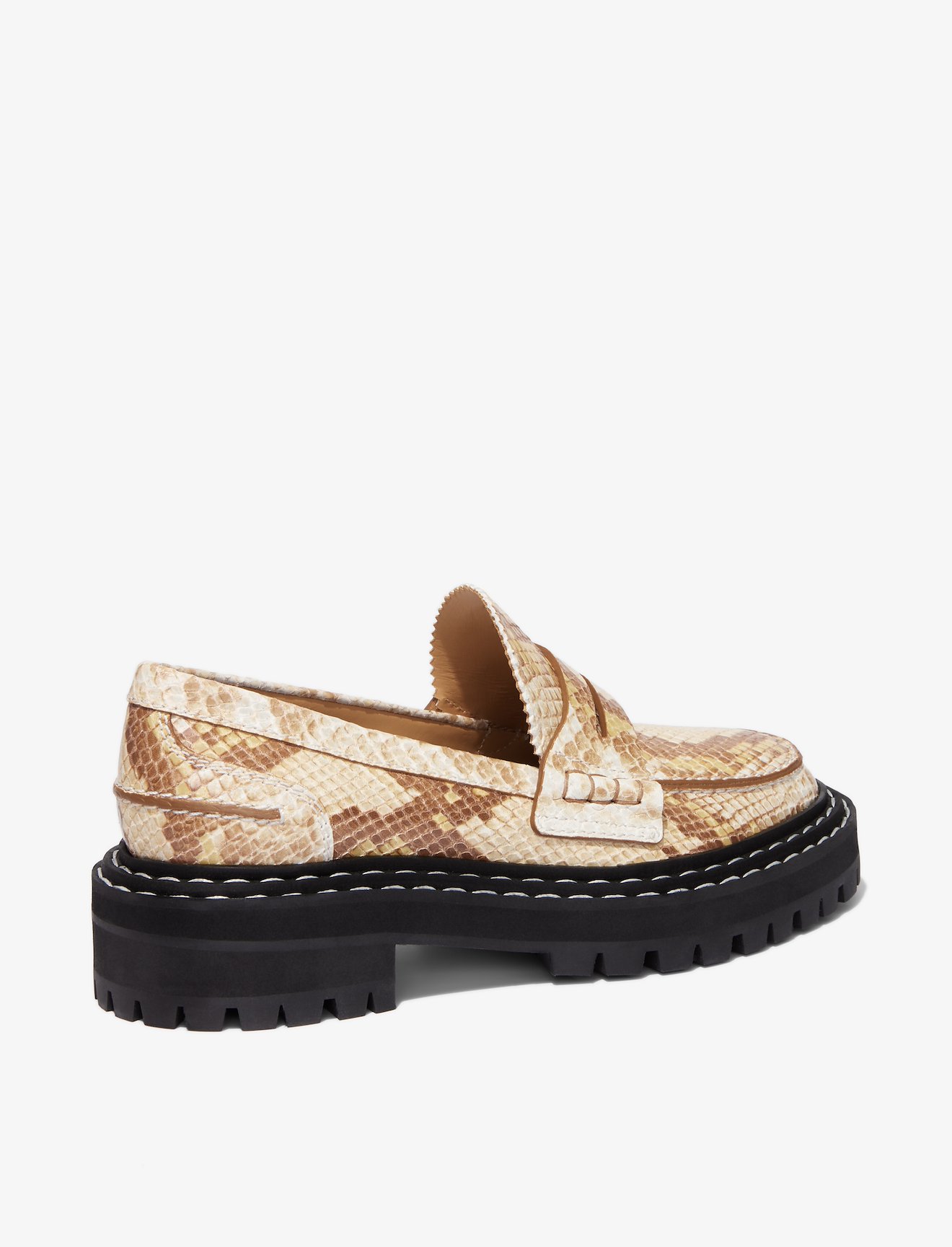 Python Lug Sole Loafers #2