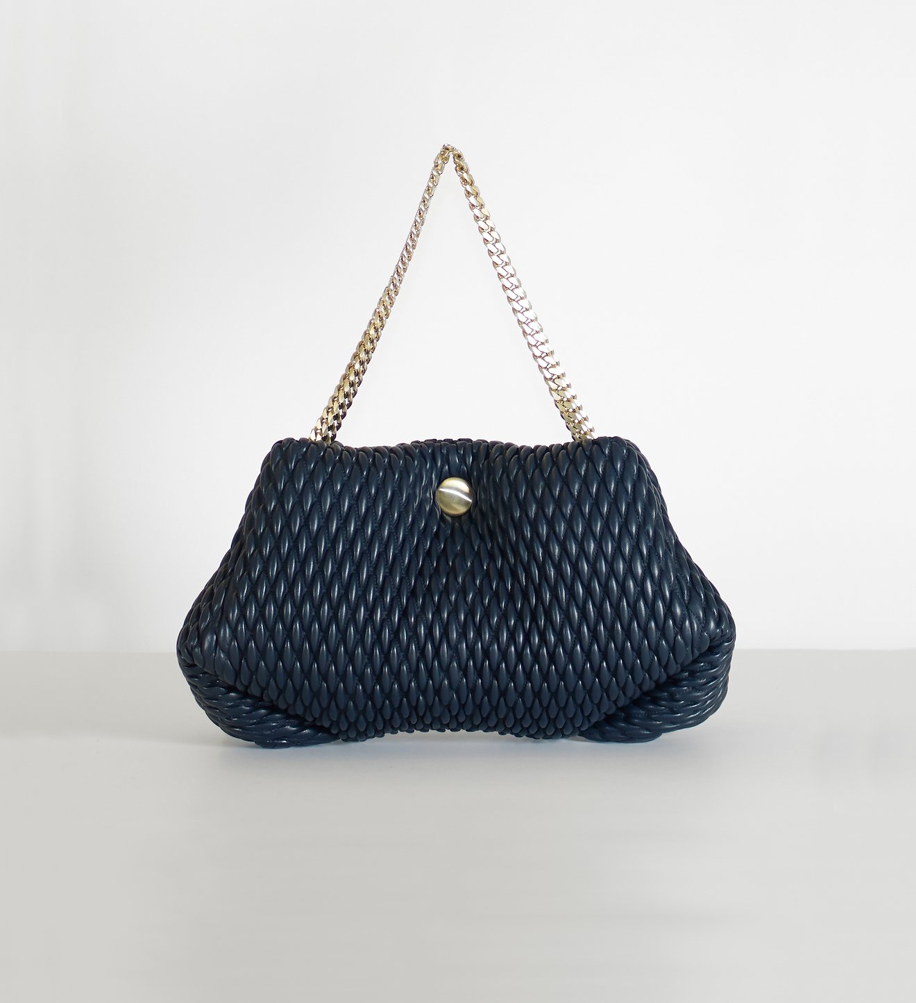Quilted Chain Tobo Bag