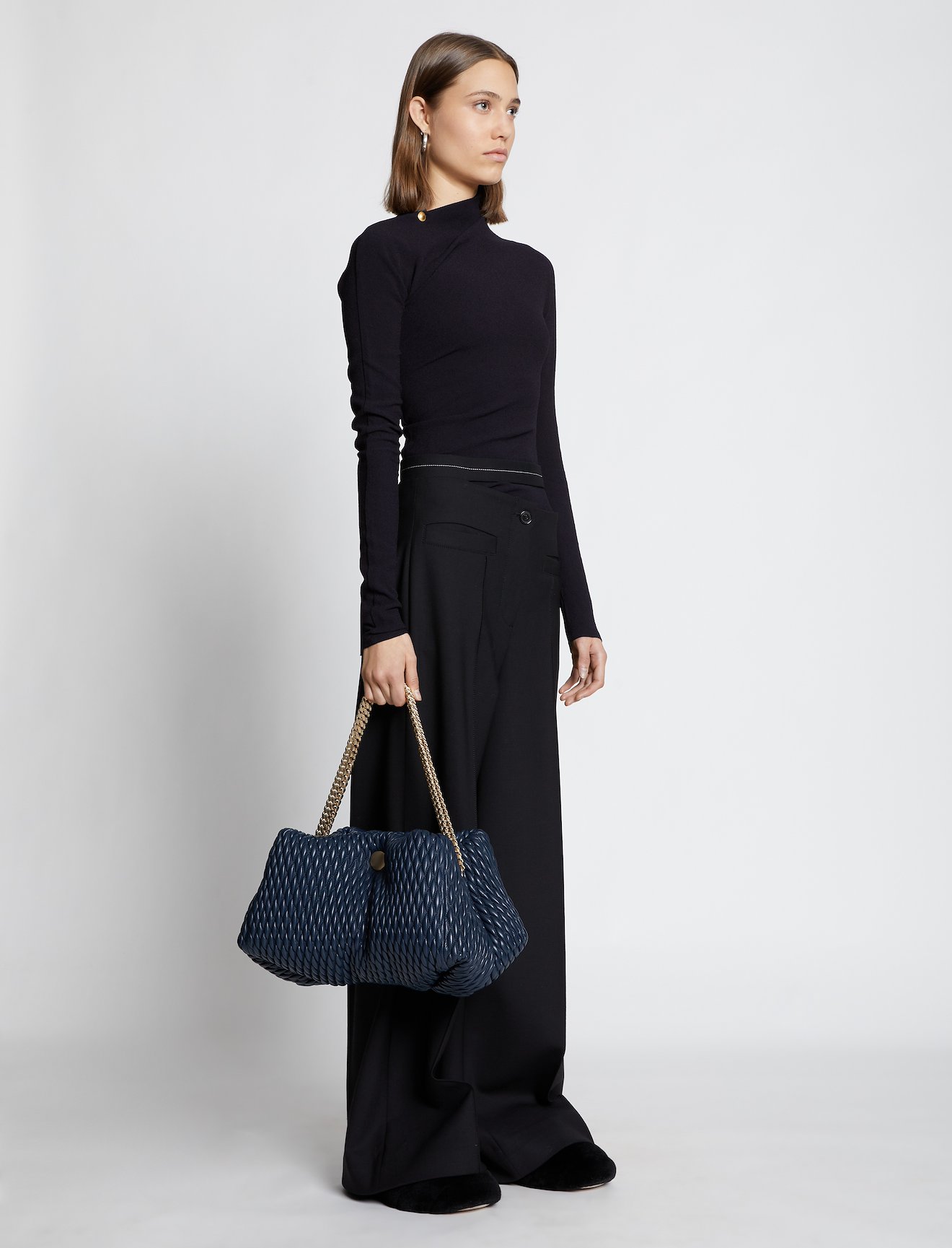Quilted Chain Tobo Bag #1