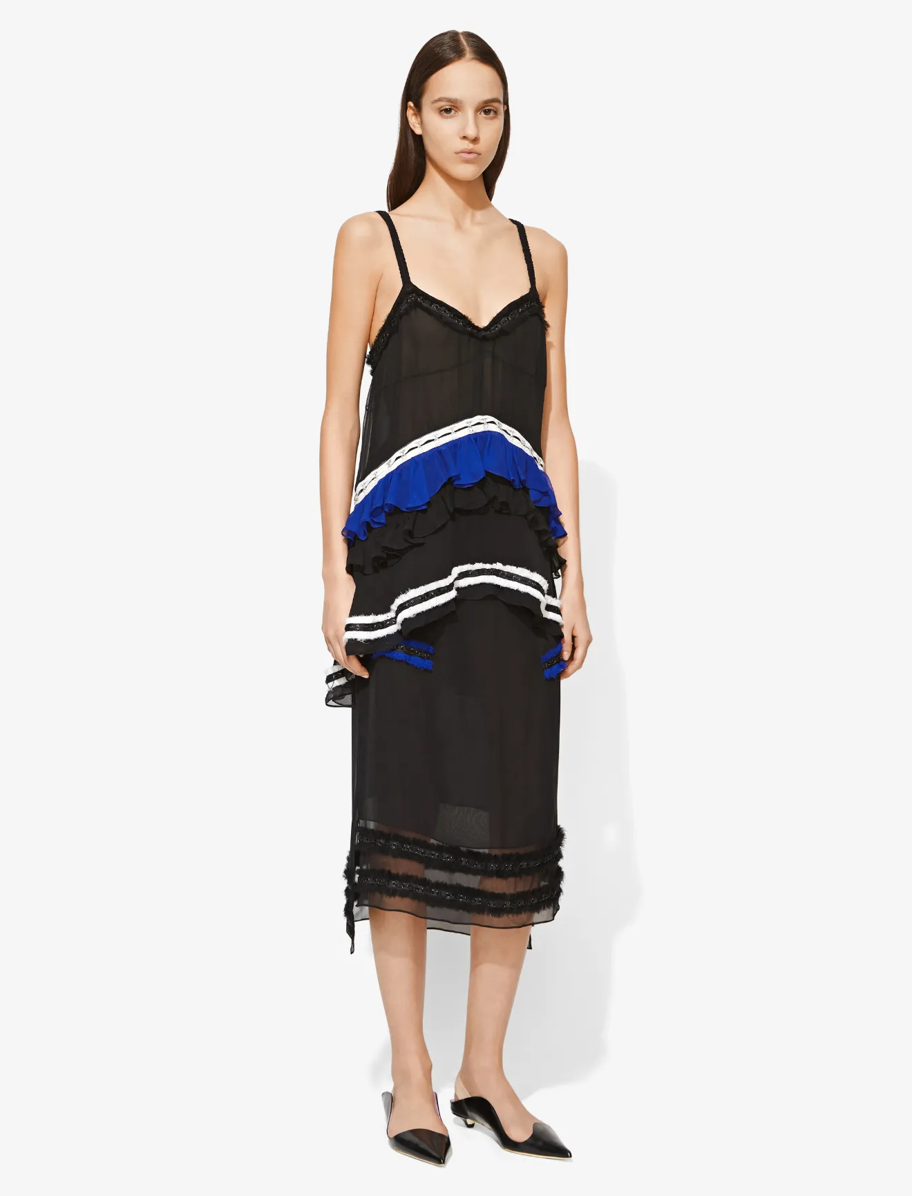 cami ruffle dress