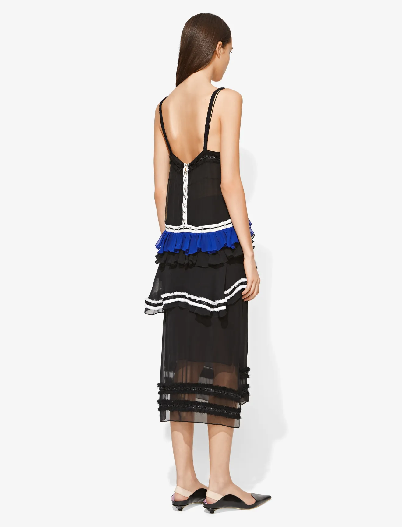 ruffle cami dress