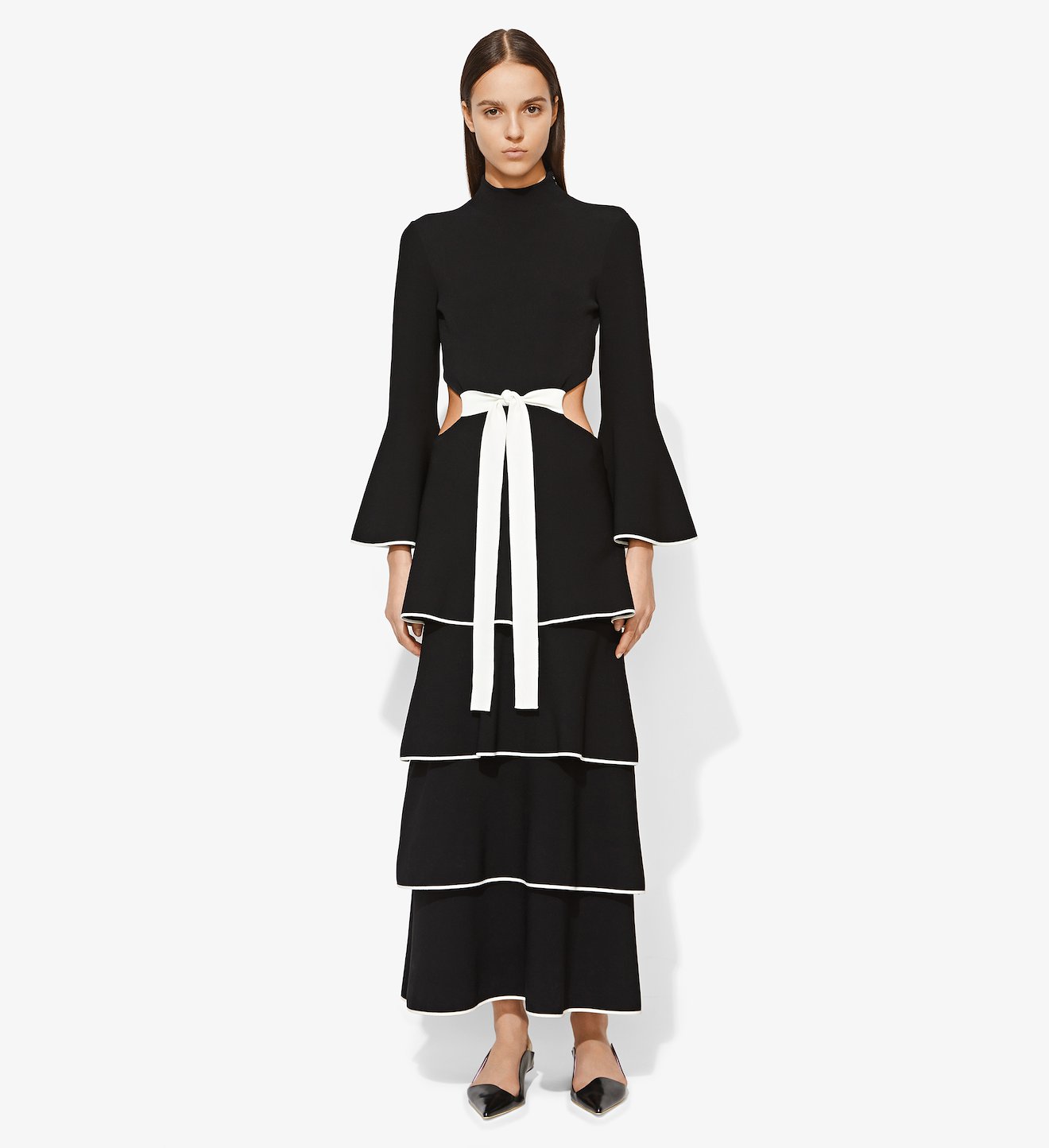 Re Edition Tiered Ruffle Dress