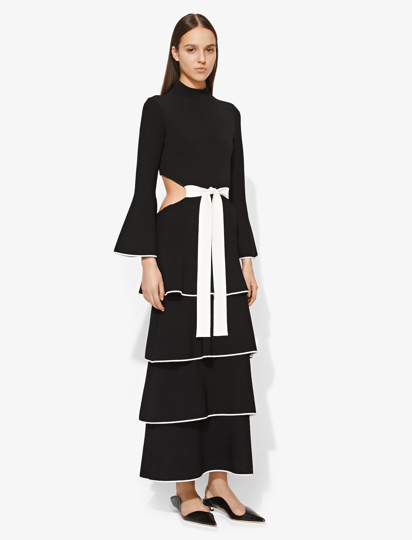 Re Edition Tiered Ruffle Dress #1