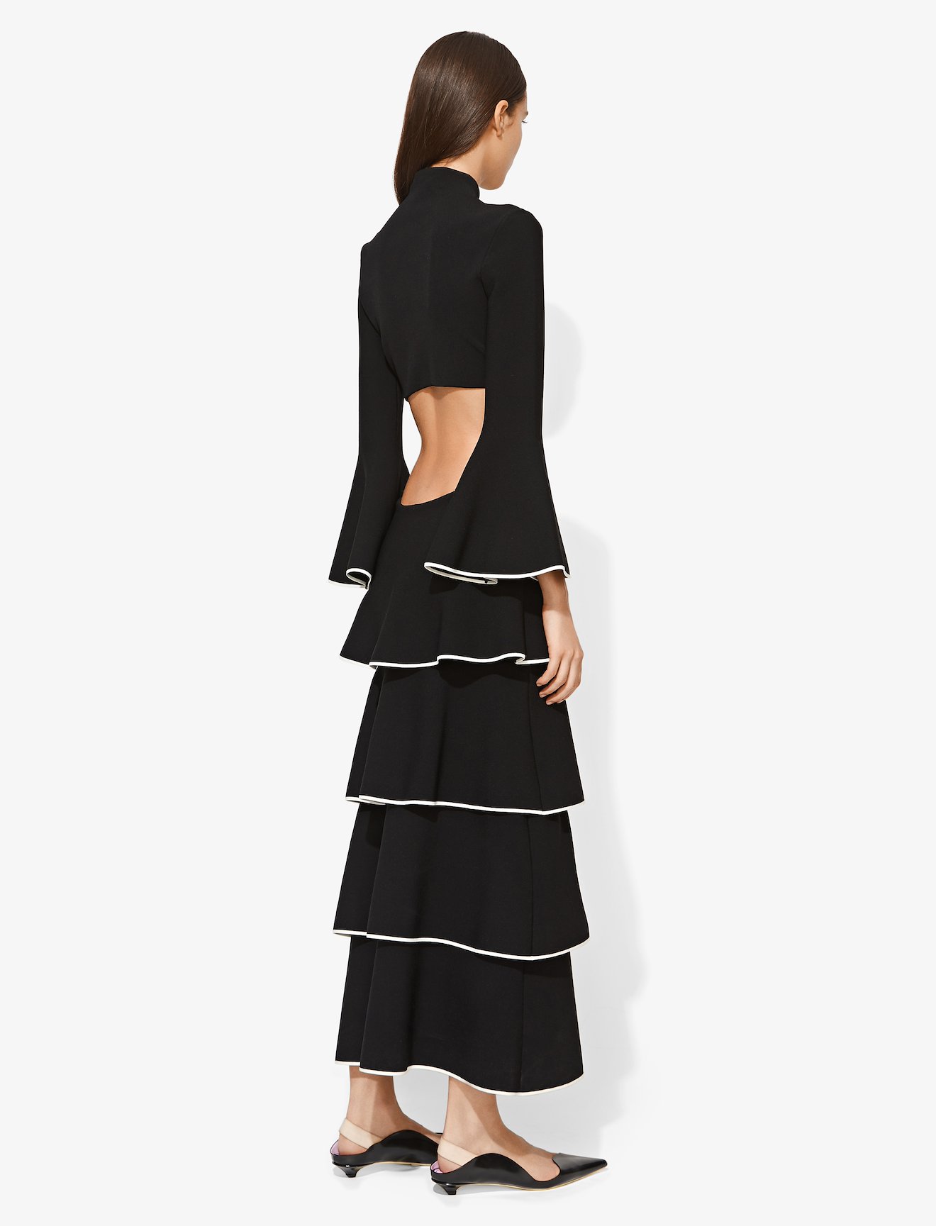 Re Edition Tiered Ruffle Dress #2