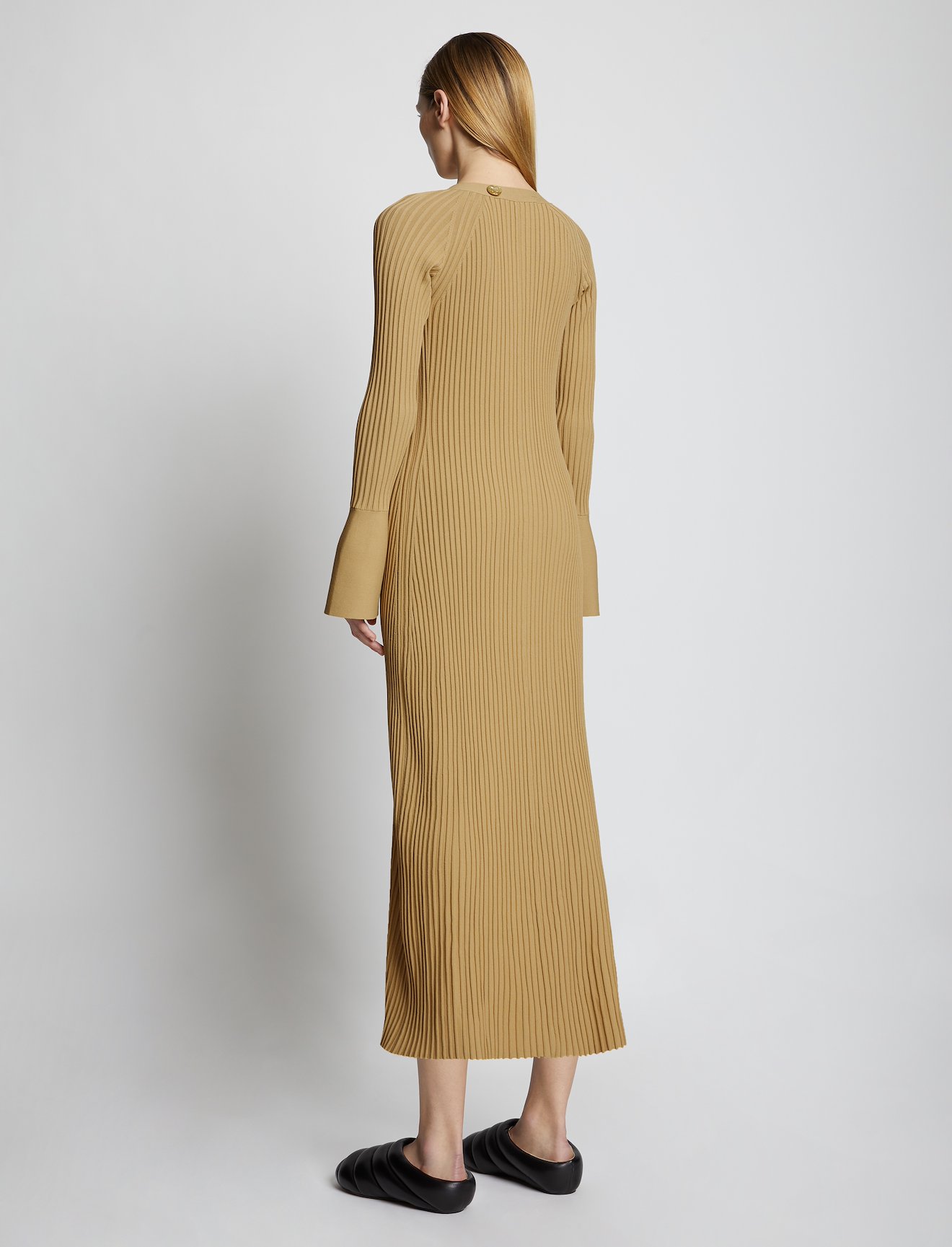 Rib Knit Cardigan Dress #2