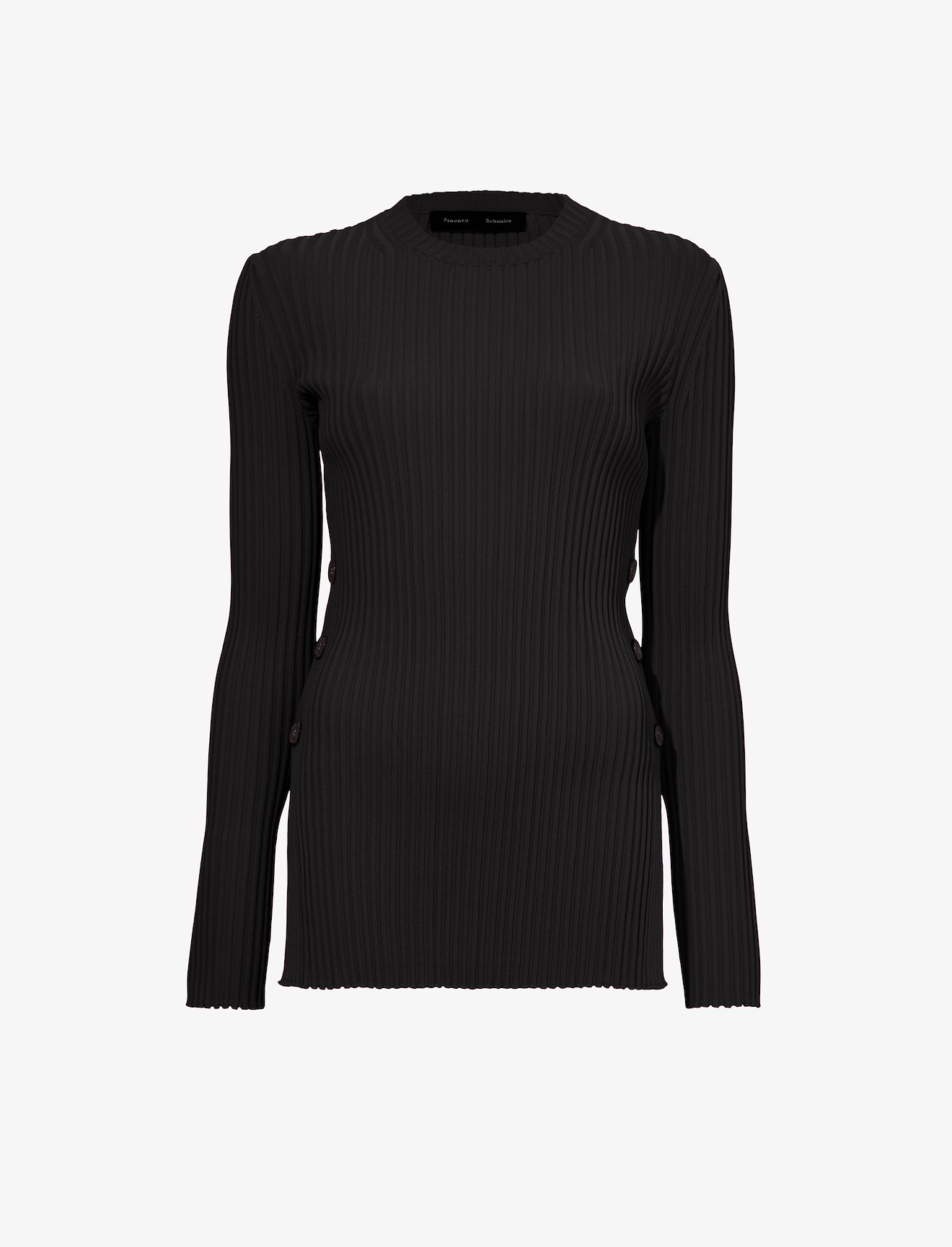 Rib Knit Long Sleeve Sweater #5