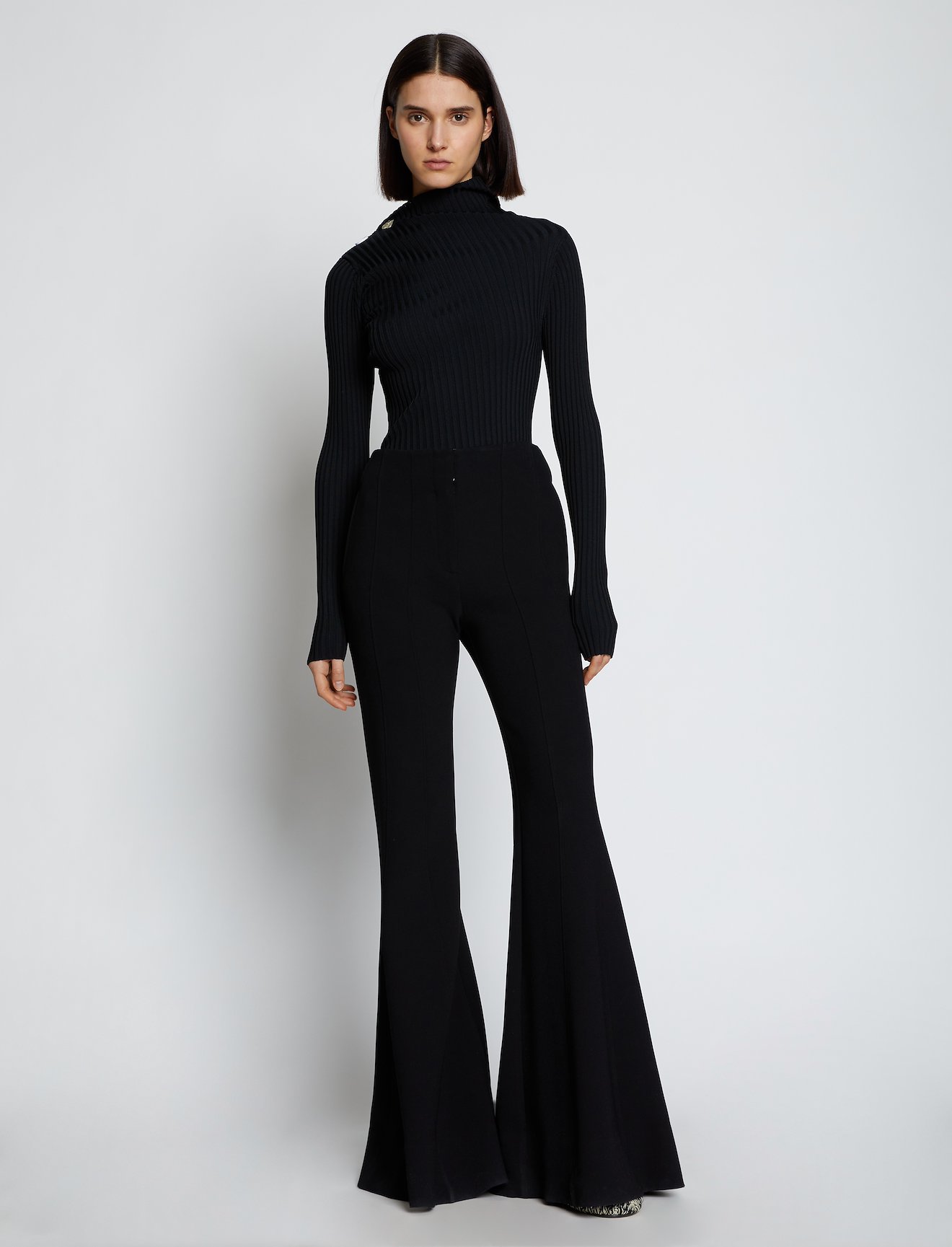 Rib Knit Twisted Top #1