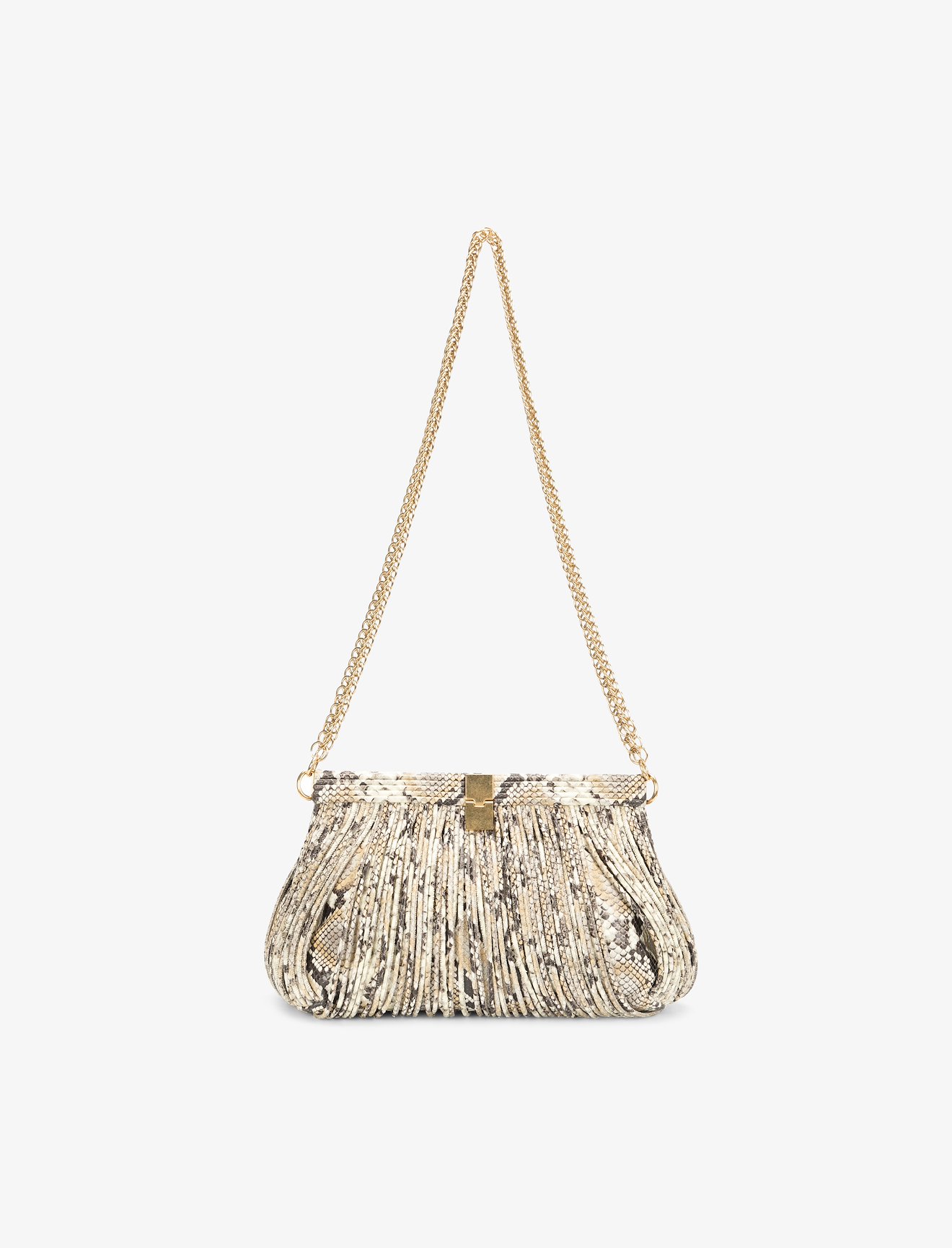 Rolo Frame Clutch Printed Snake #1