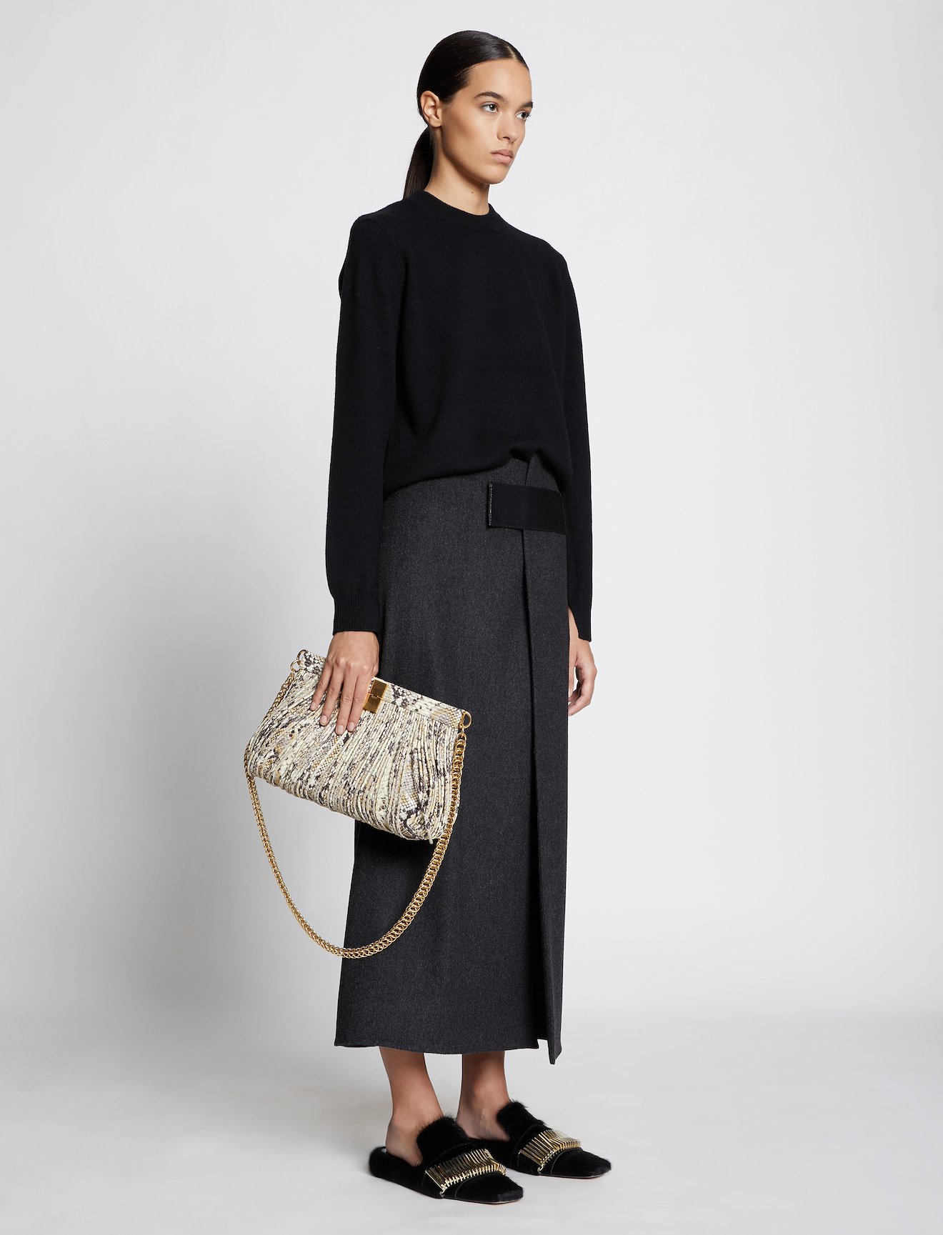 Rolo Frame Clutch Printed Snake #2