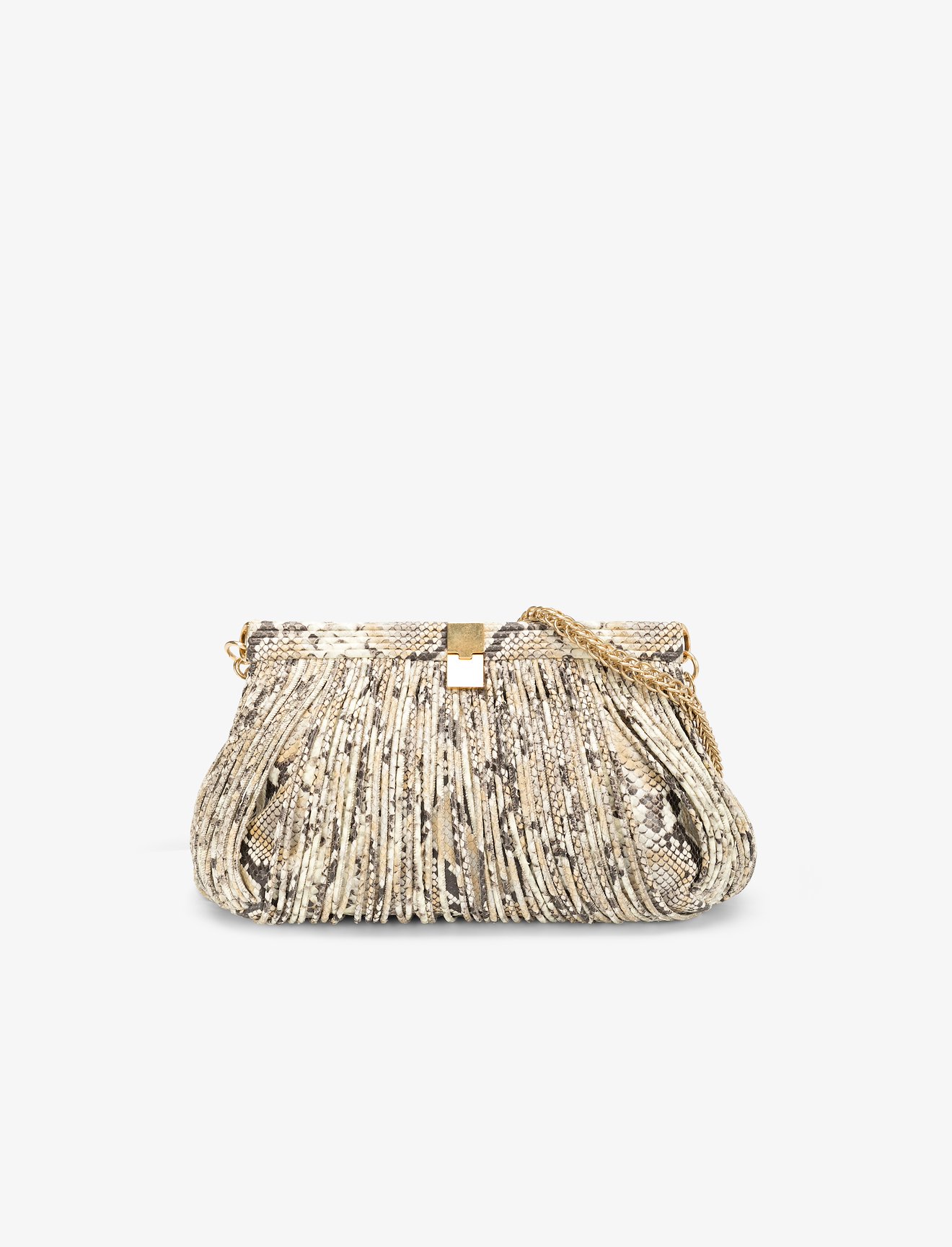 Rolo Frame Clutch Printed Snake #4