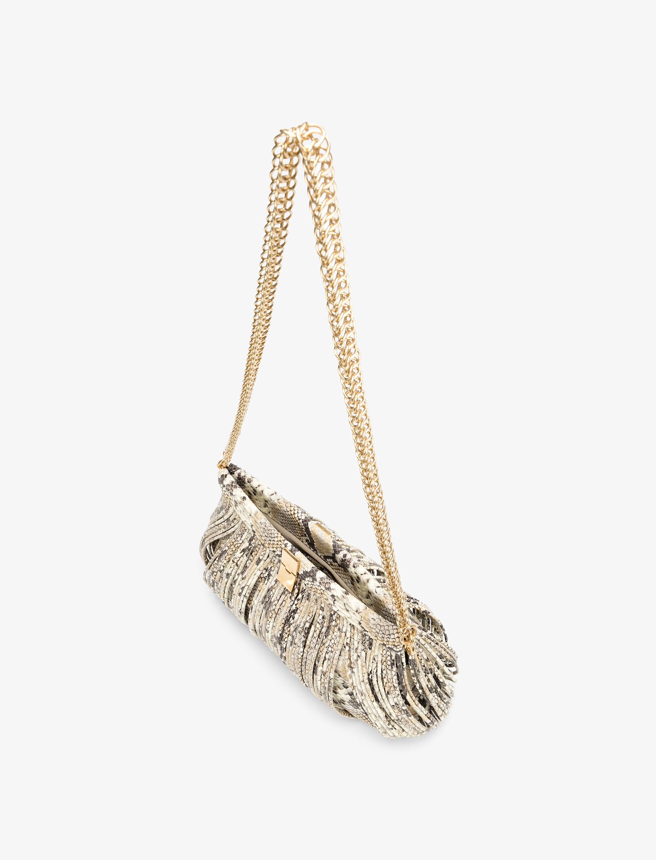 Rolo Frame Clutch Printed Snake #5
