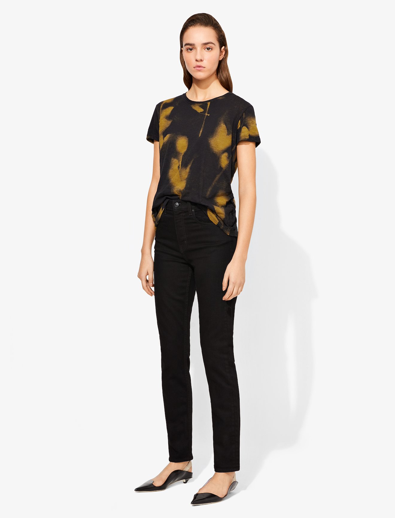 Rose Imprint Short Sleeve T-Shirt #2