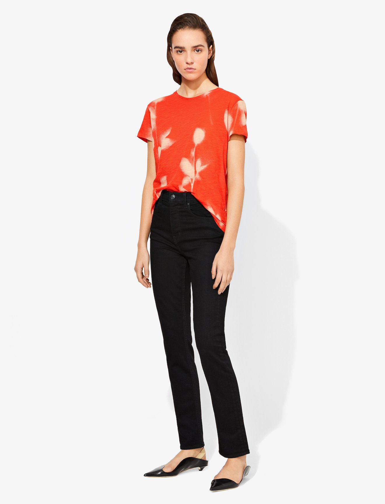 Rose Imprint Short Sleeve T-Shirt #2