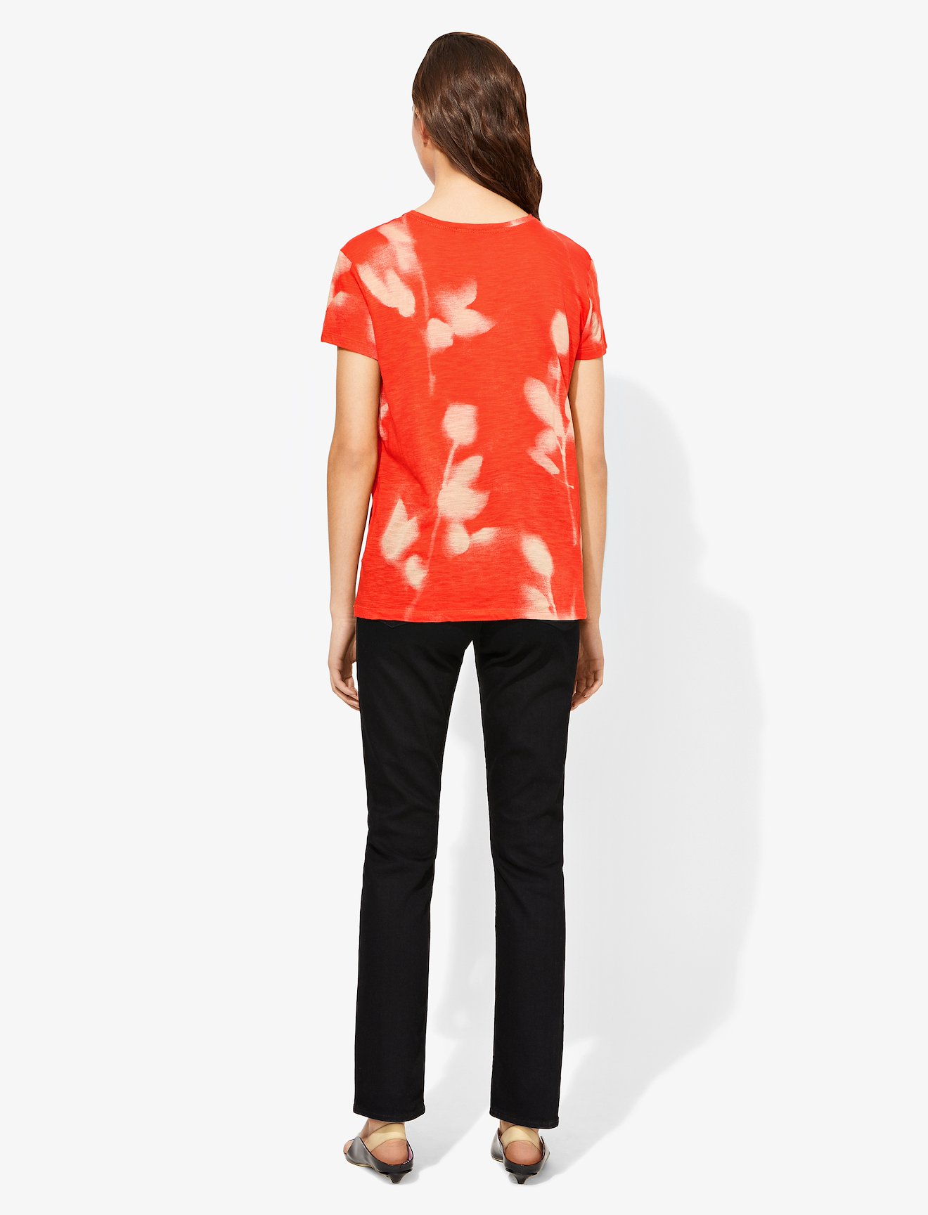 Rose Imprint Short Sleeve T-Shirt #3