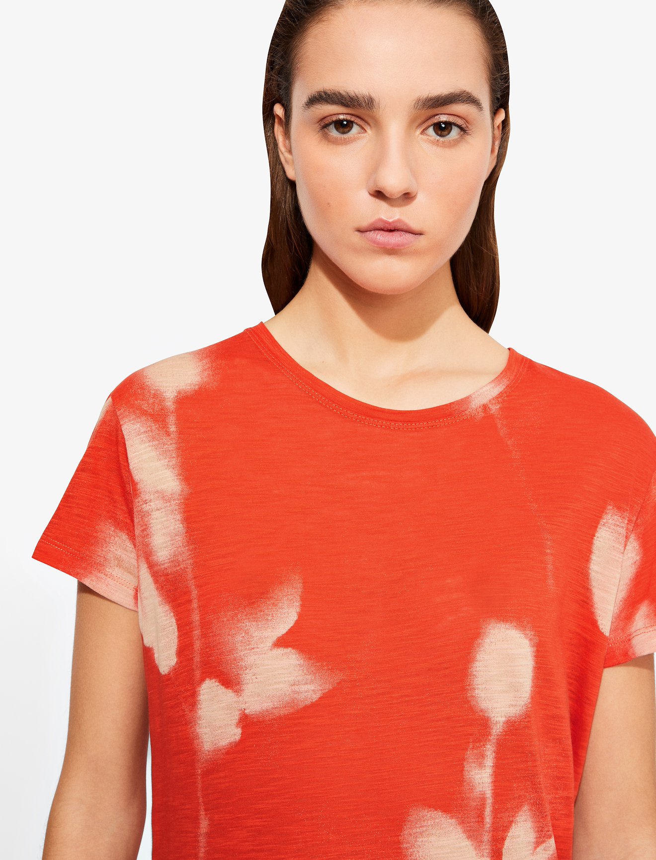 Rose Imprint Short Sleeve T-Shirt #4