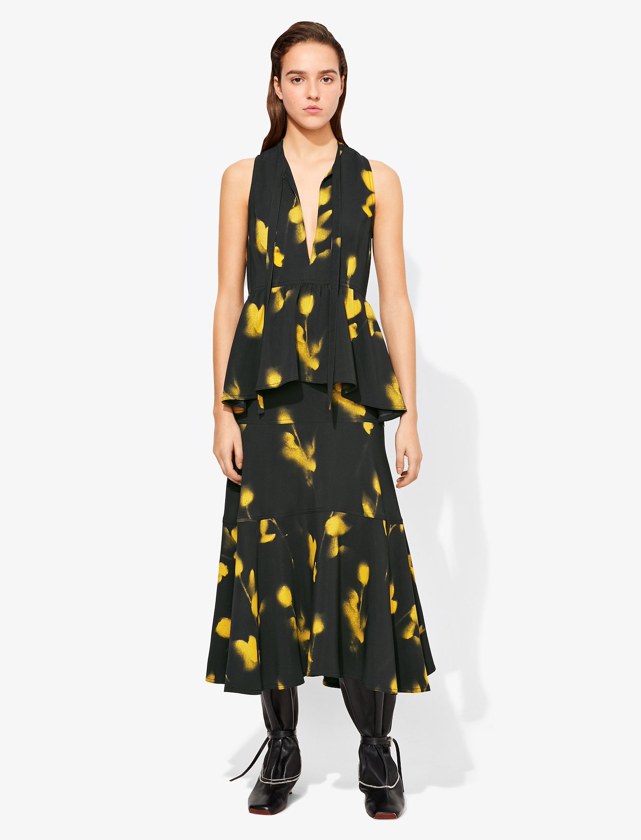 Rose Imprint Top #1
