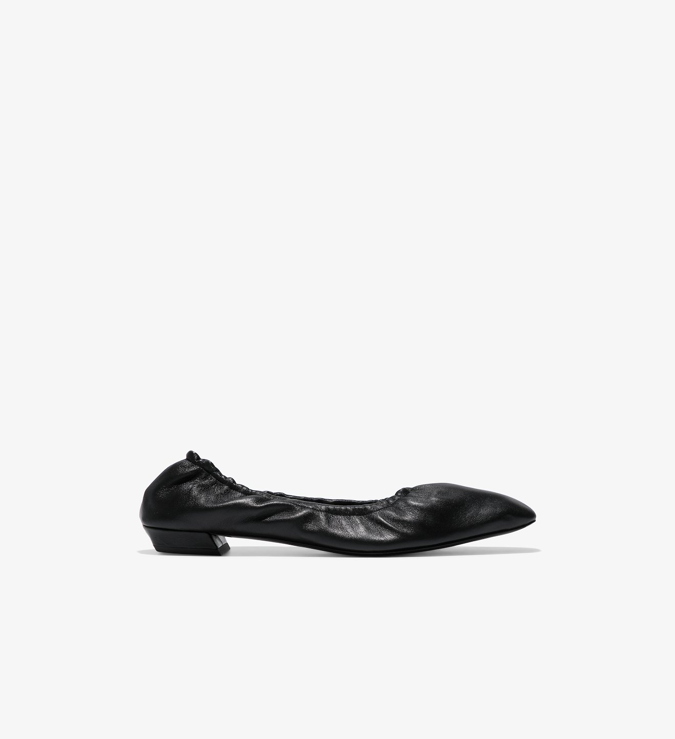 Ruched Ballet Flats