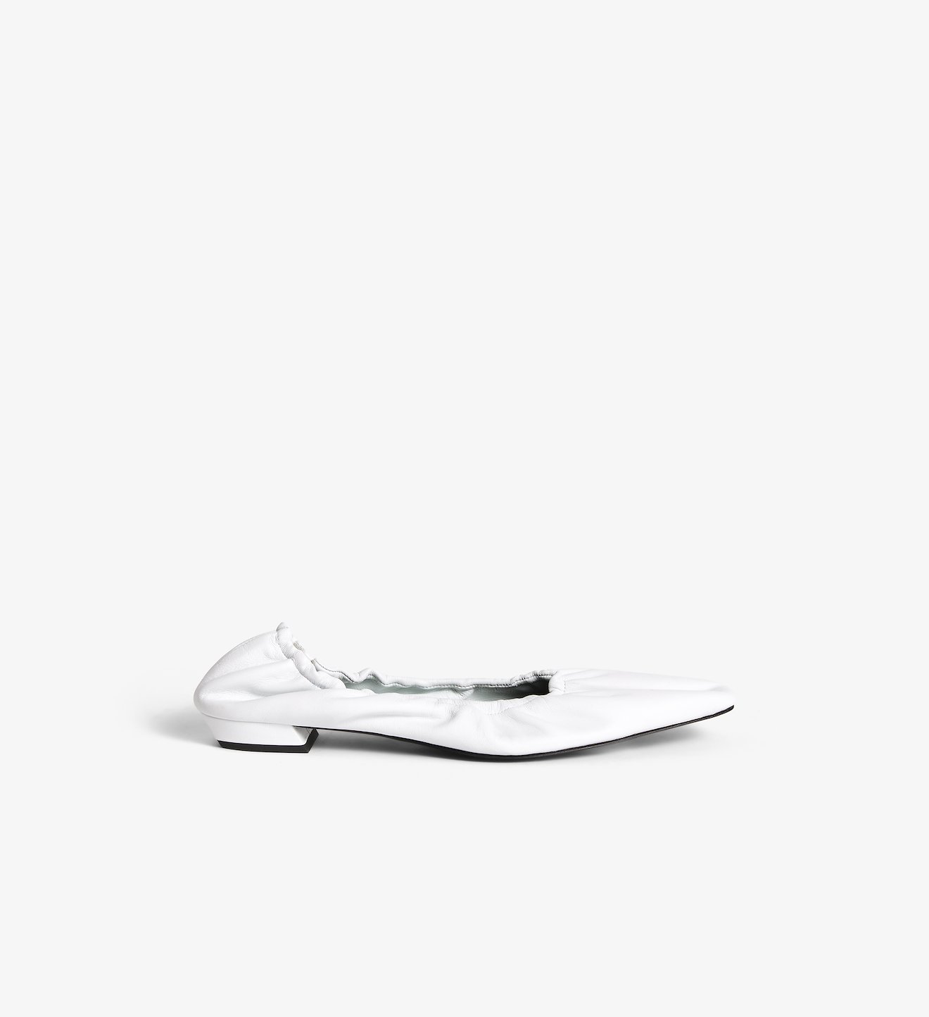 Ruched Ballet Flats