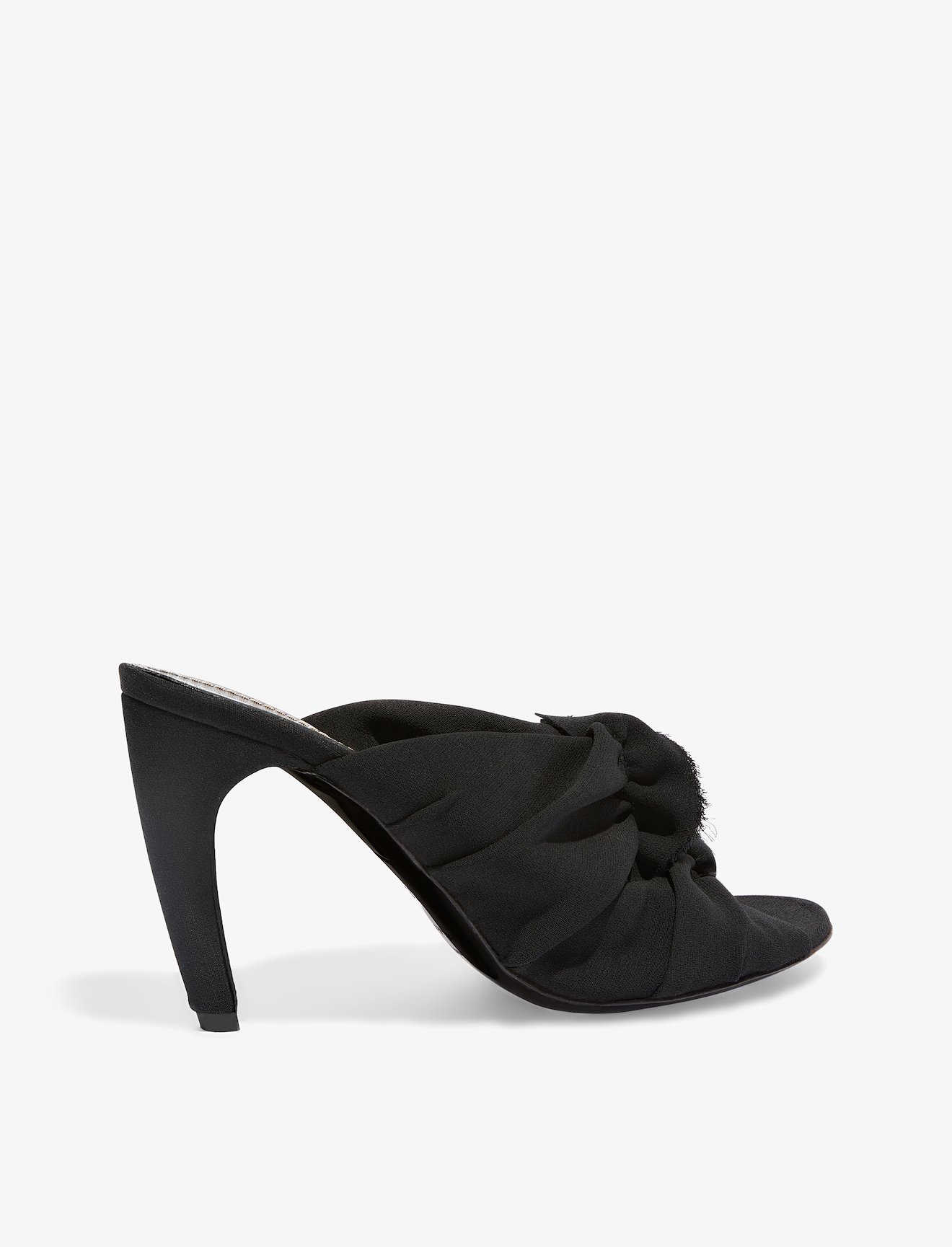 Ruched Curved Heel Sandals #2