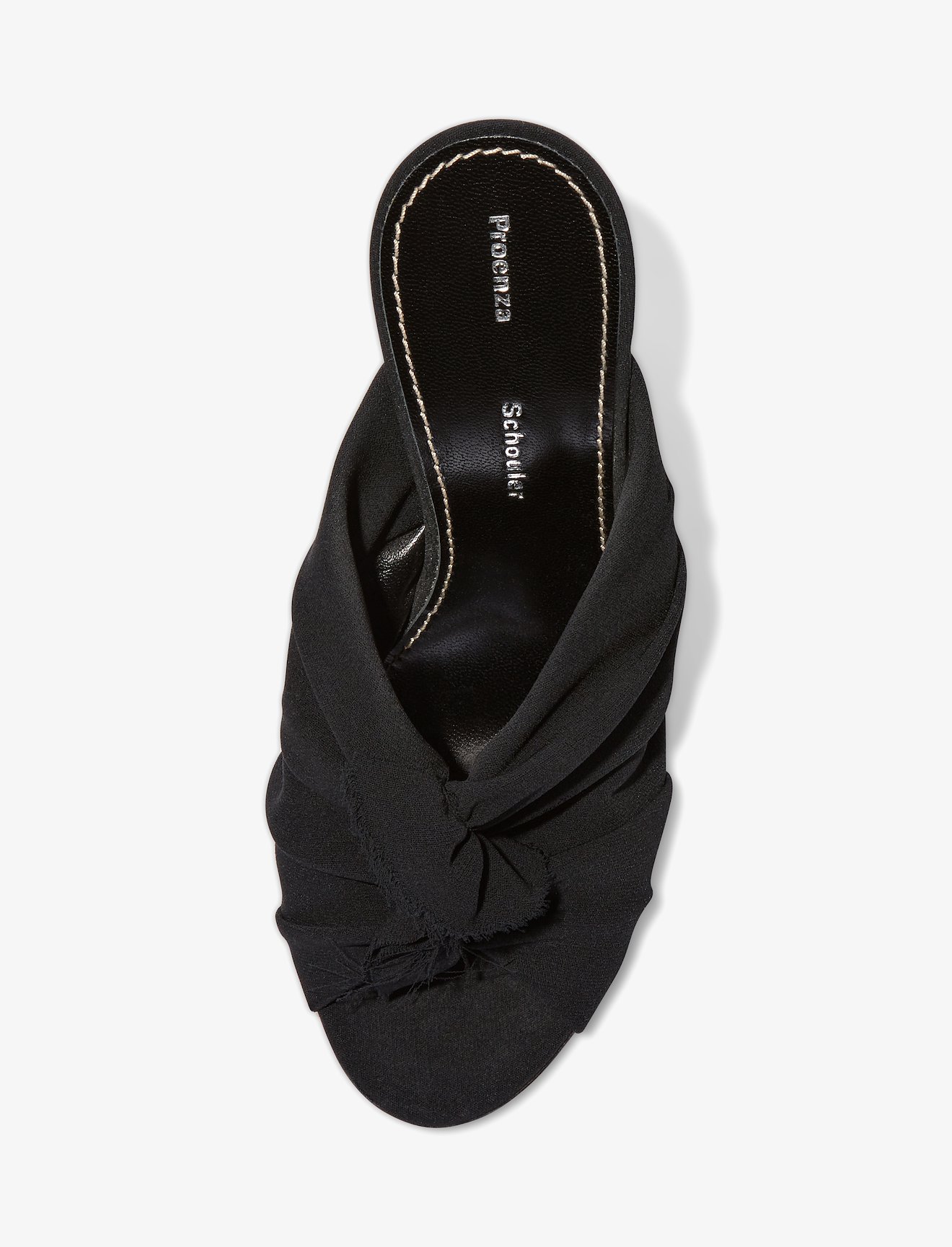 Ruched Curved Heel Sandals #3