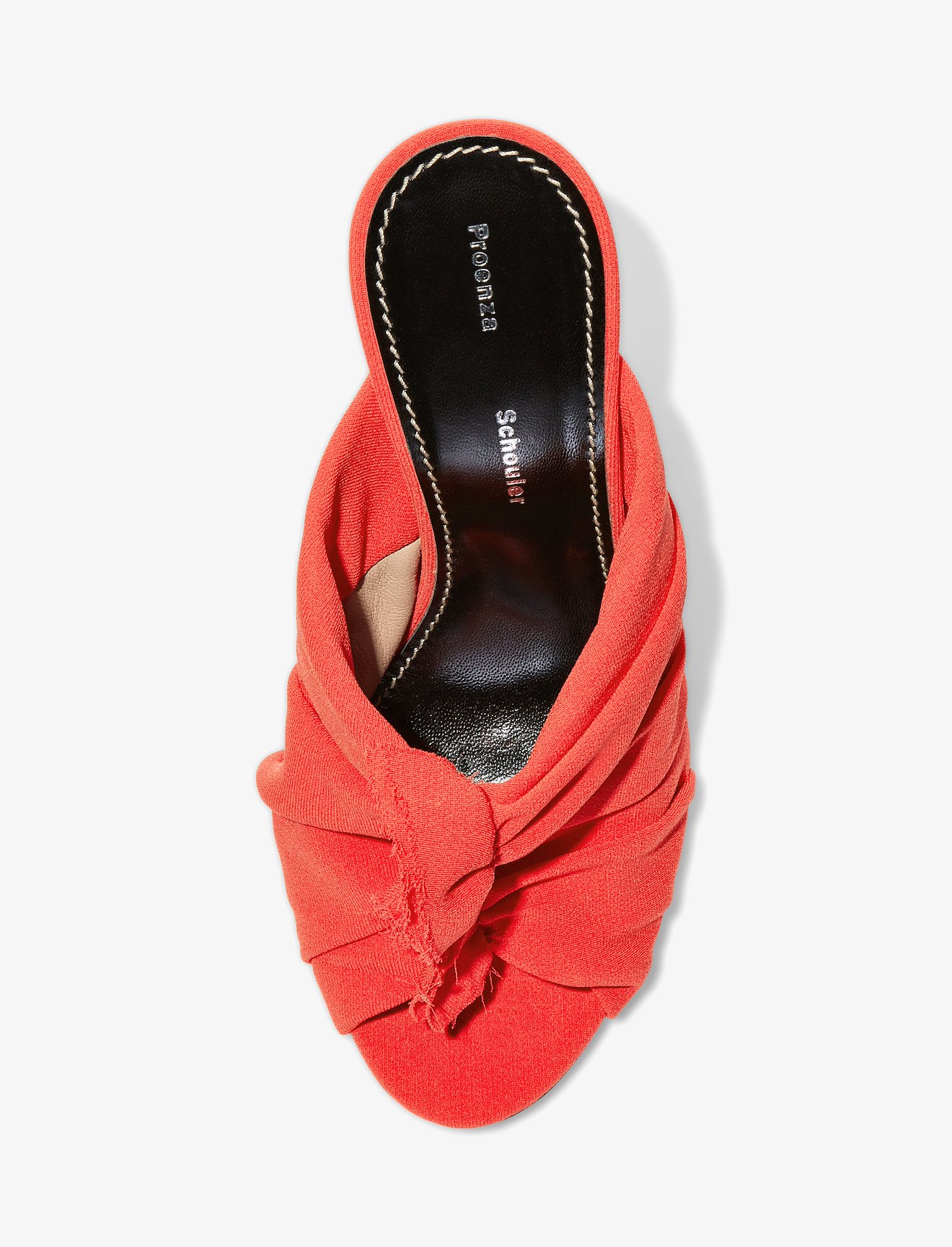Ruched Curved Heel Sandals #3