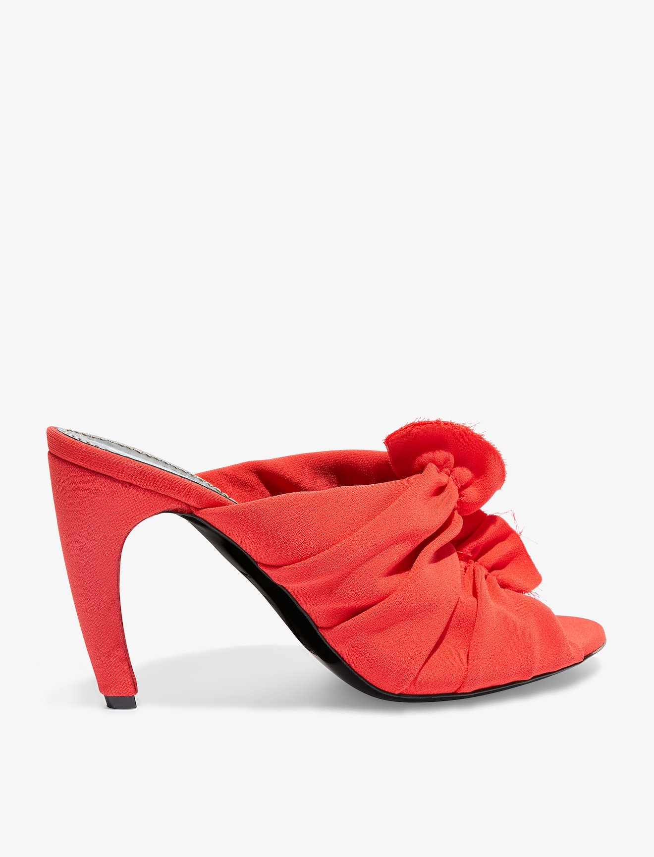 Ruched Curved Heel Sandals #2