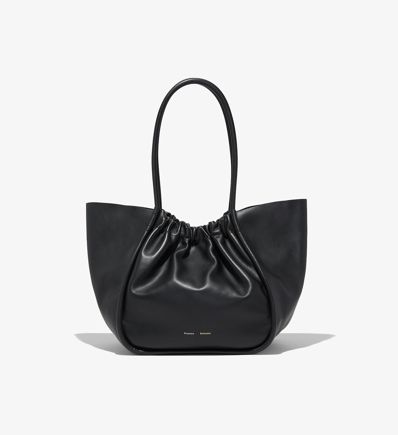 Ruched L Tote