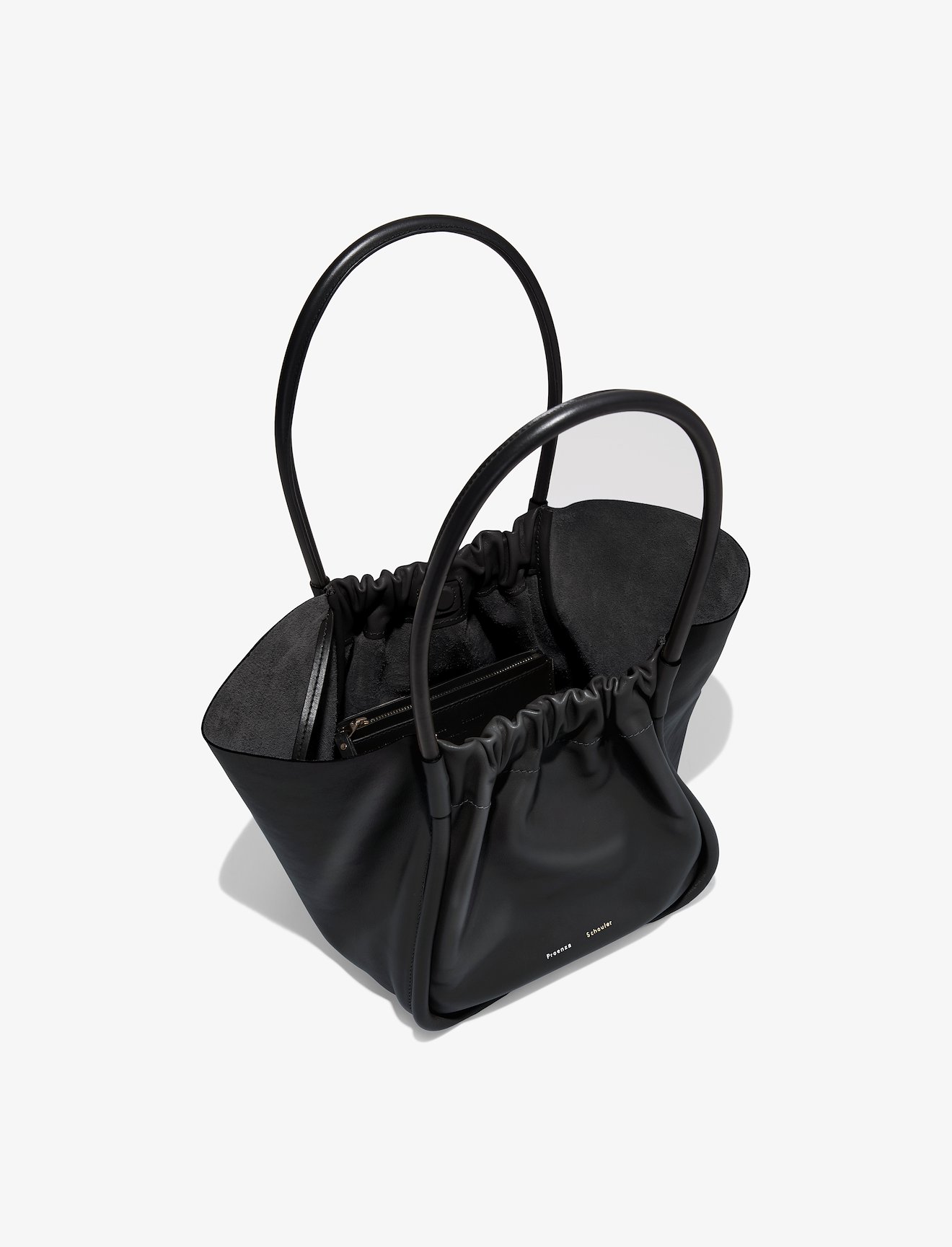 Ruched L Tote #4
